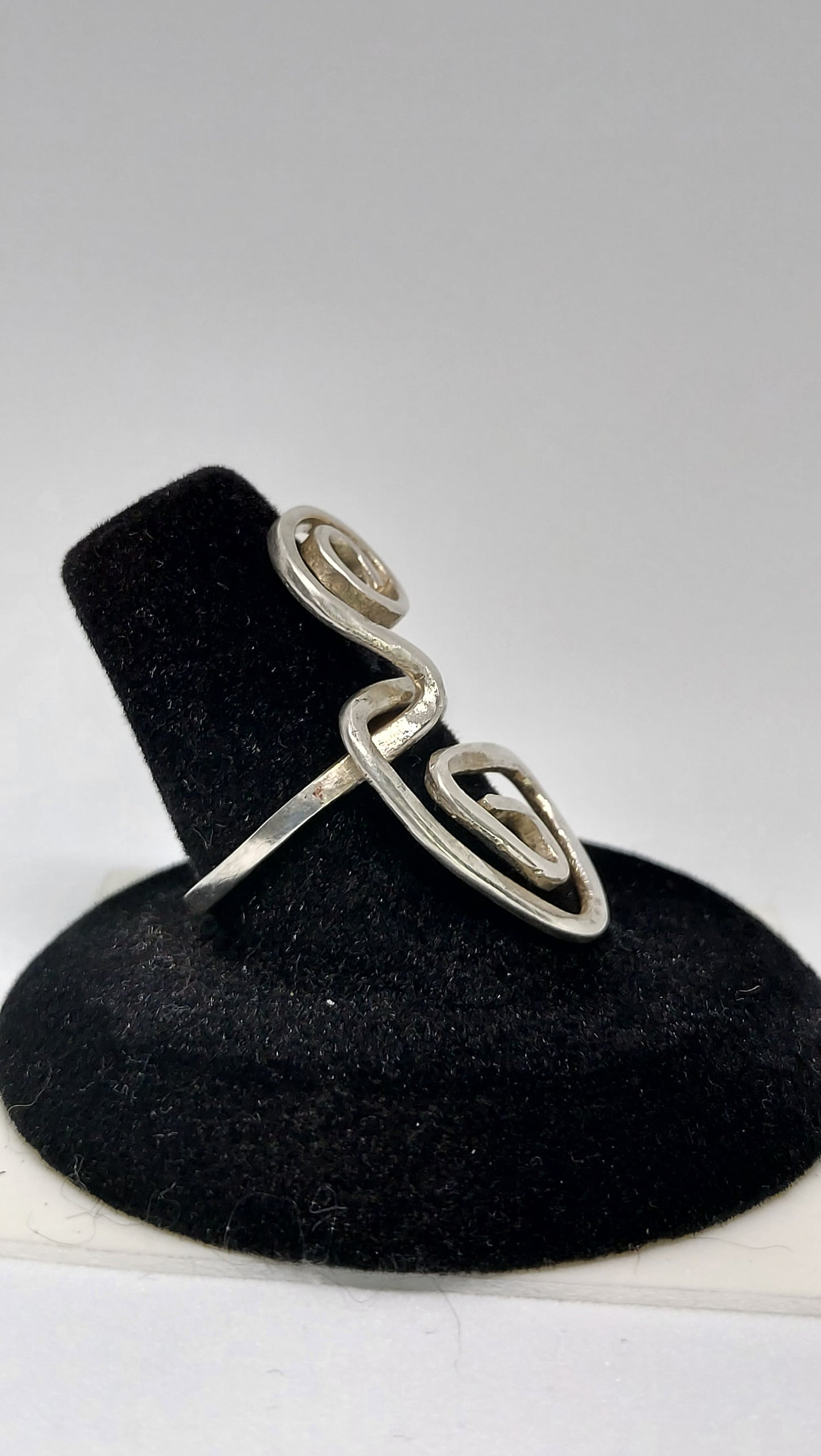 Sterling Silver Geo Ring