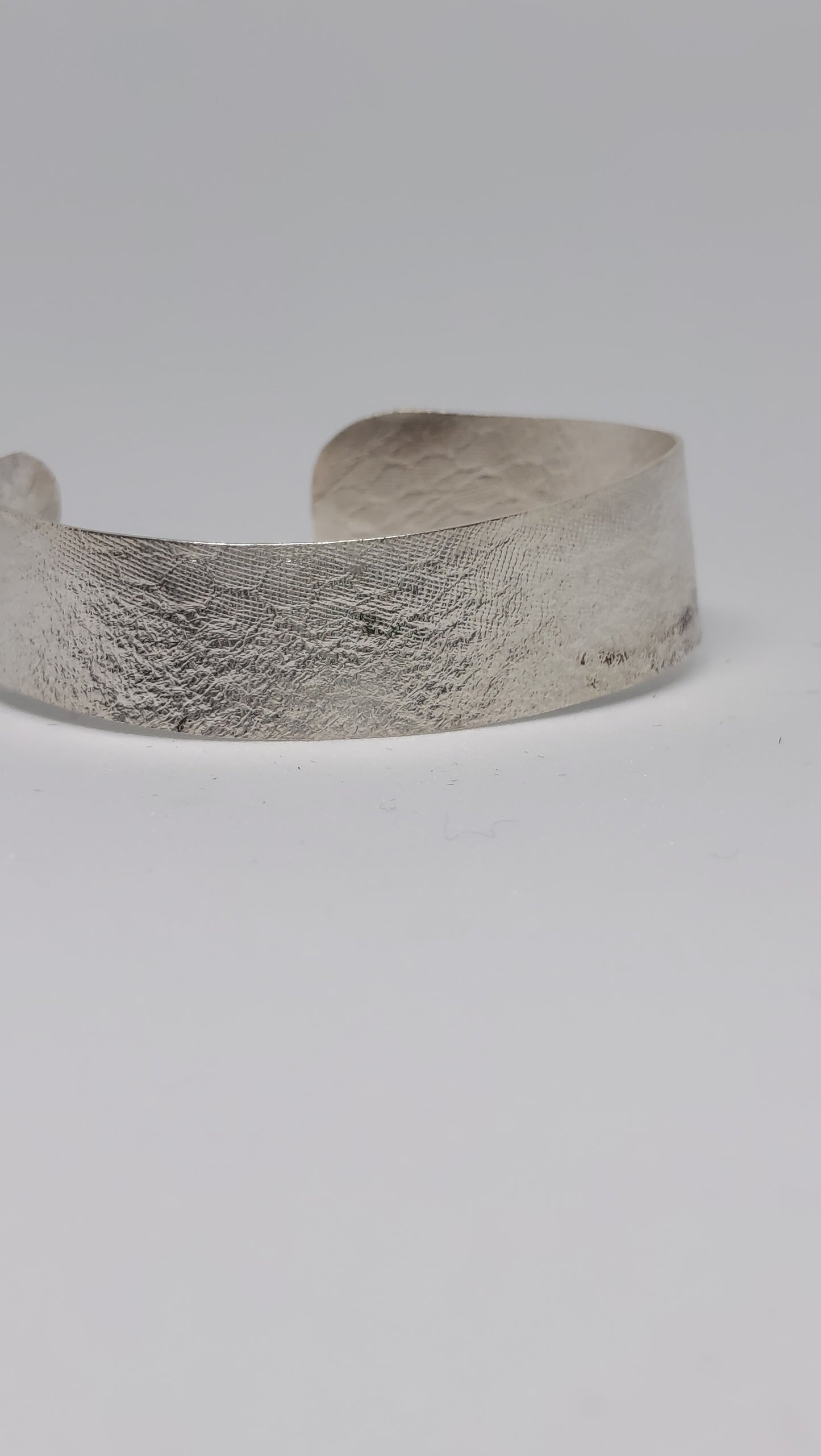 Textured Sterling Silver Cuff