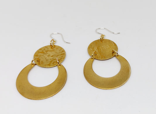 Double Moon Earrings