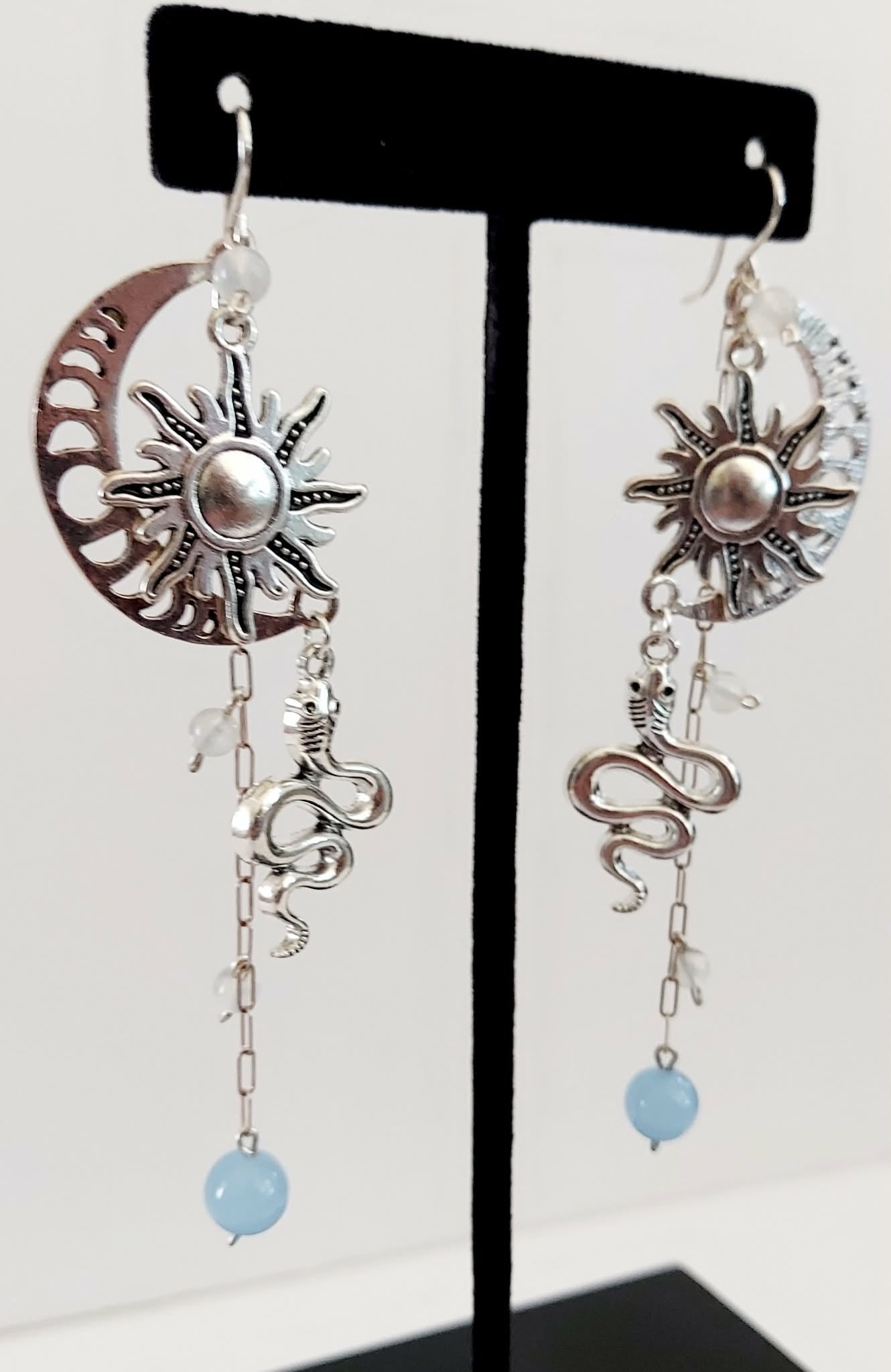 Serpent of the Celestial Tide Earrings