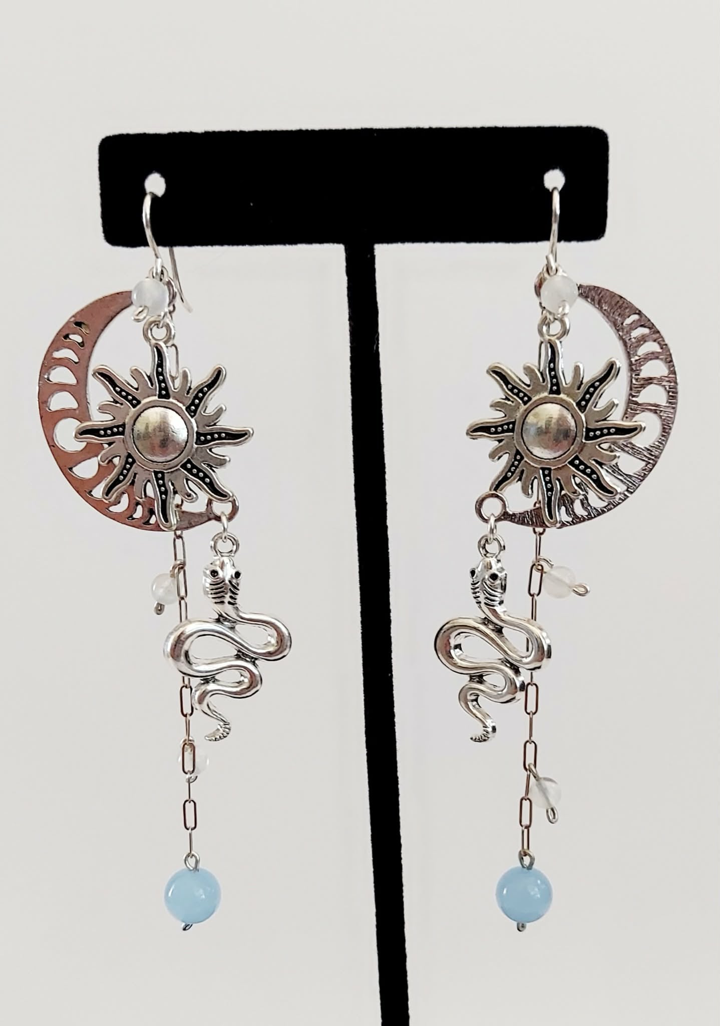 Serpent of the Celestial Tide Earrings