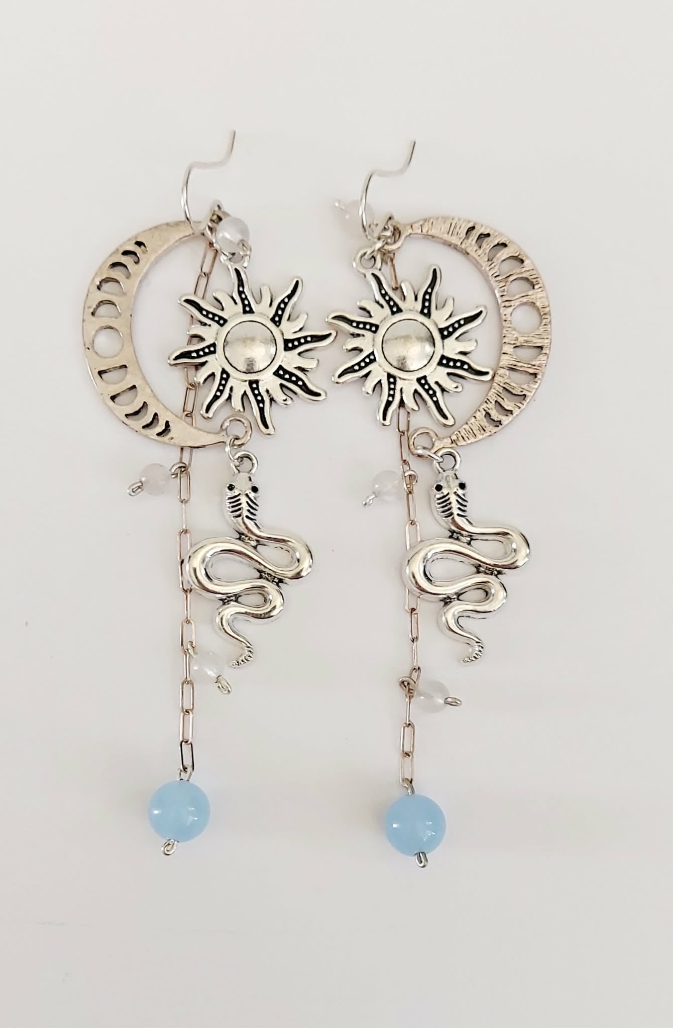 Serpent of the Celestial Tide Earrings