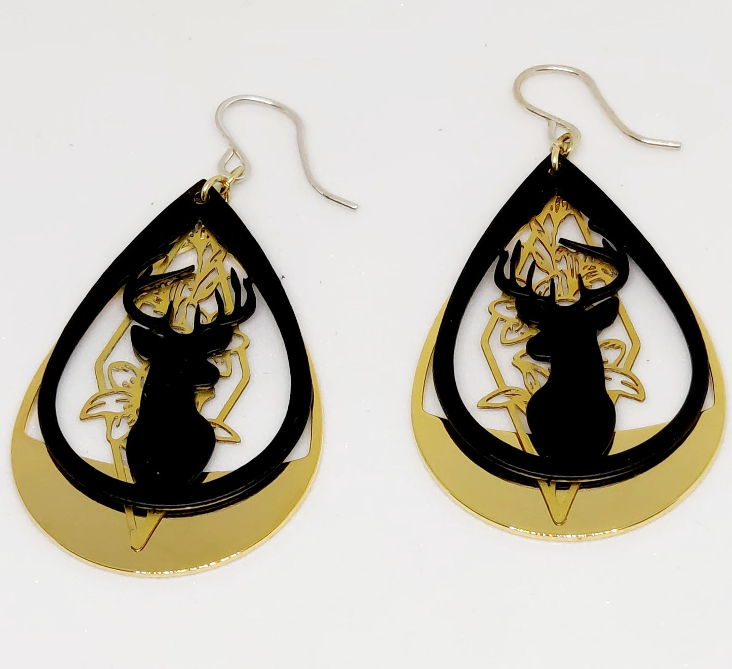 Shadow Deer Earrings