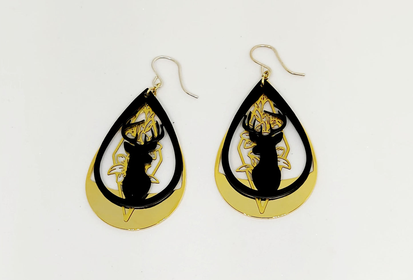 Shadow Deer Earrings