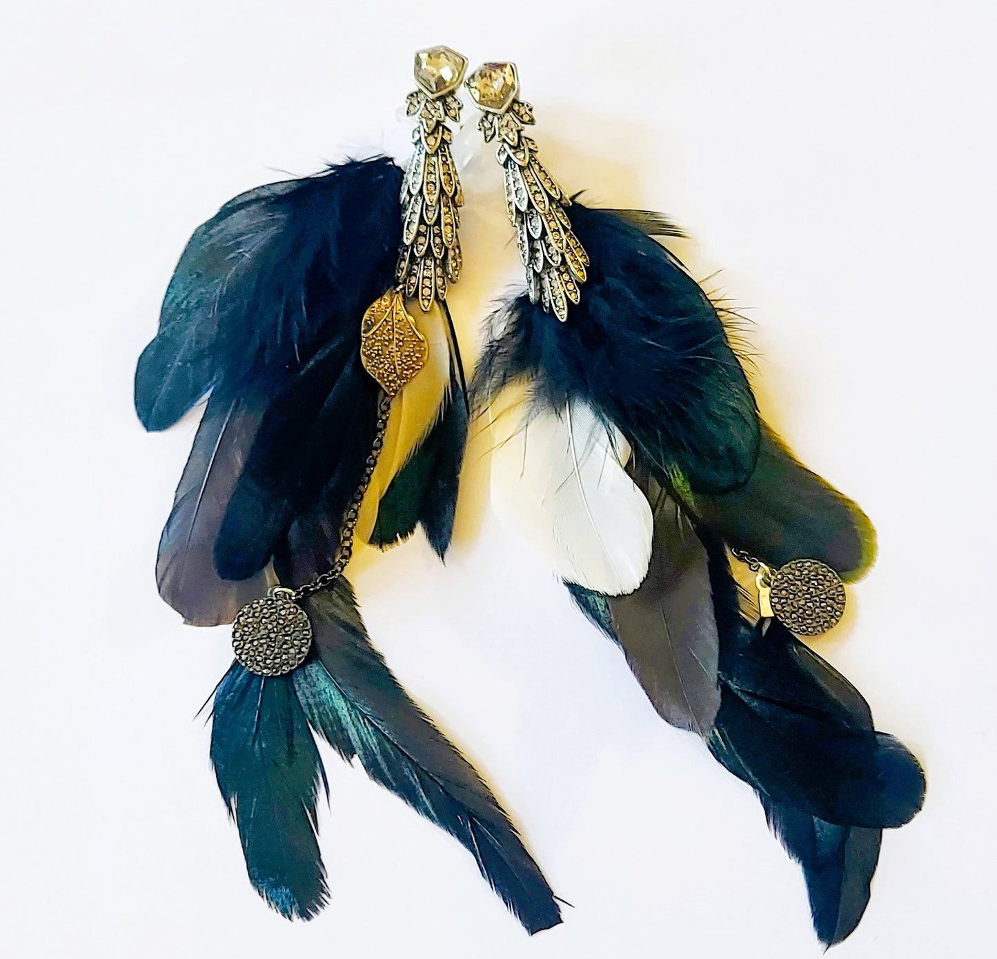 Raven Moon Earrings