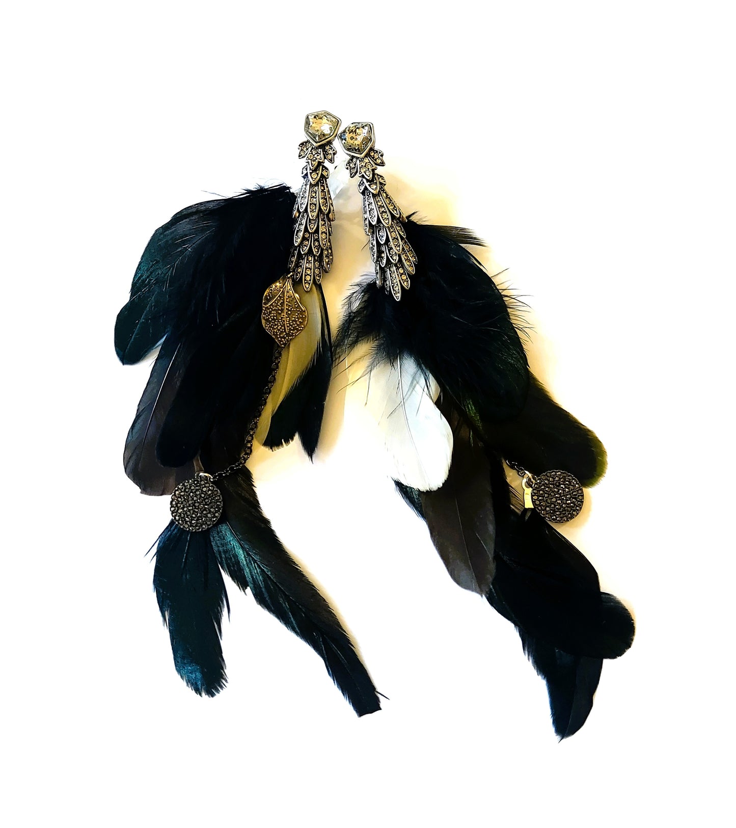 Raven Moon Earrings