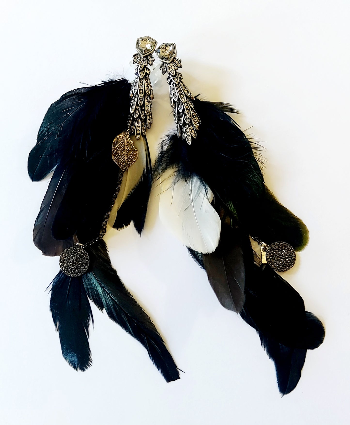 Raven Moon Earrings