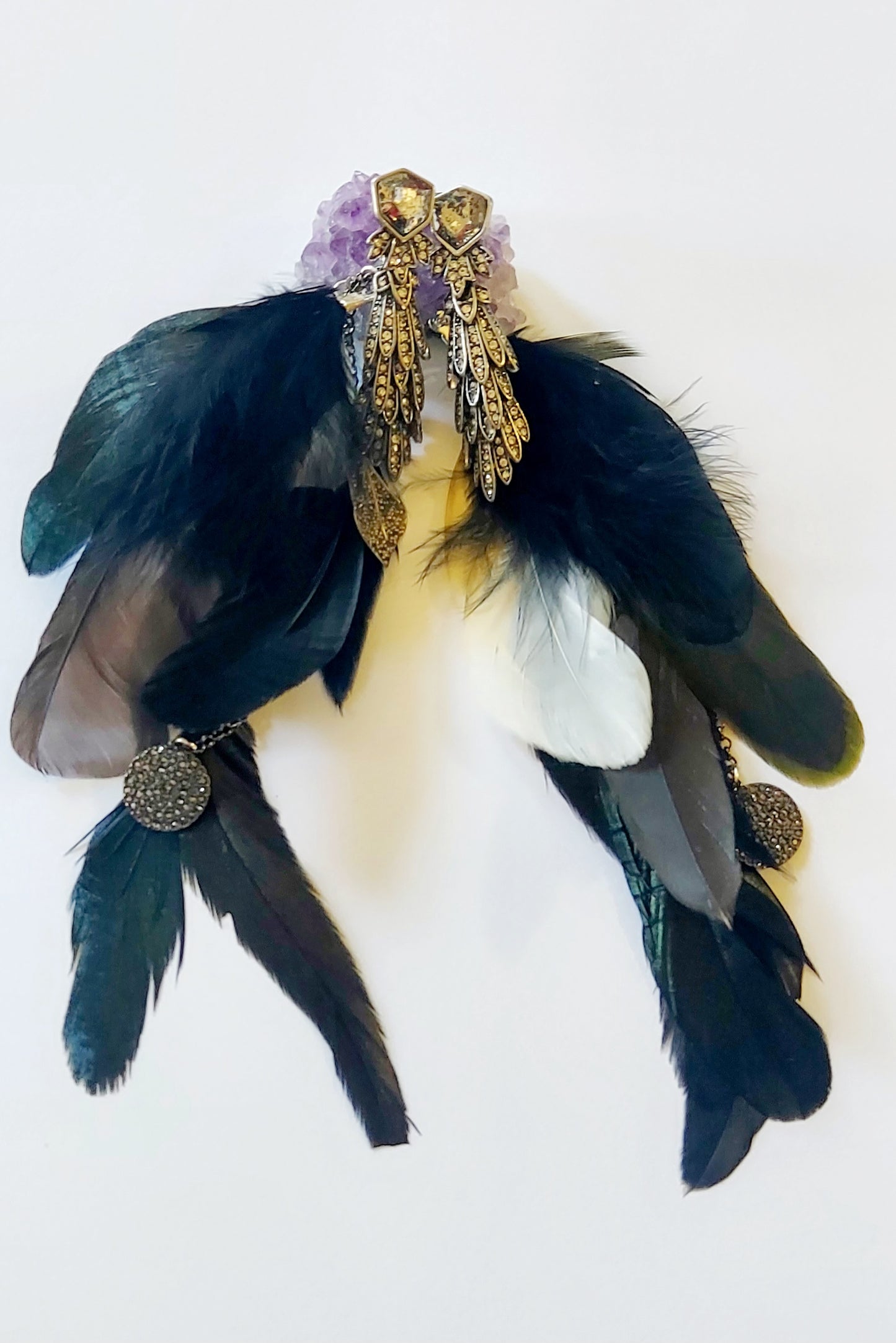 Raven Moon Earrings