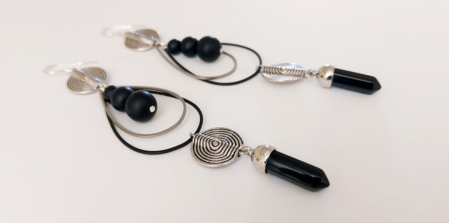 Cosmic Teardrop Earrings