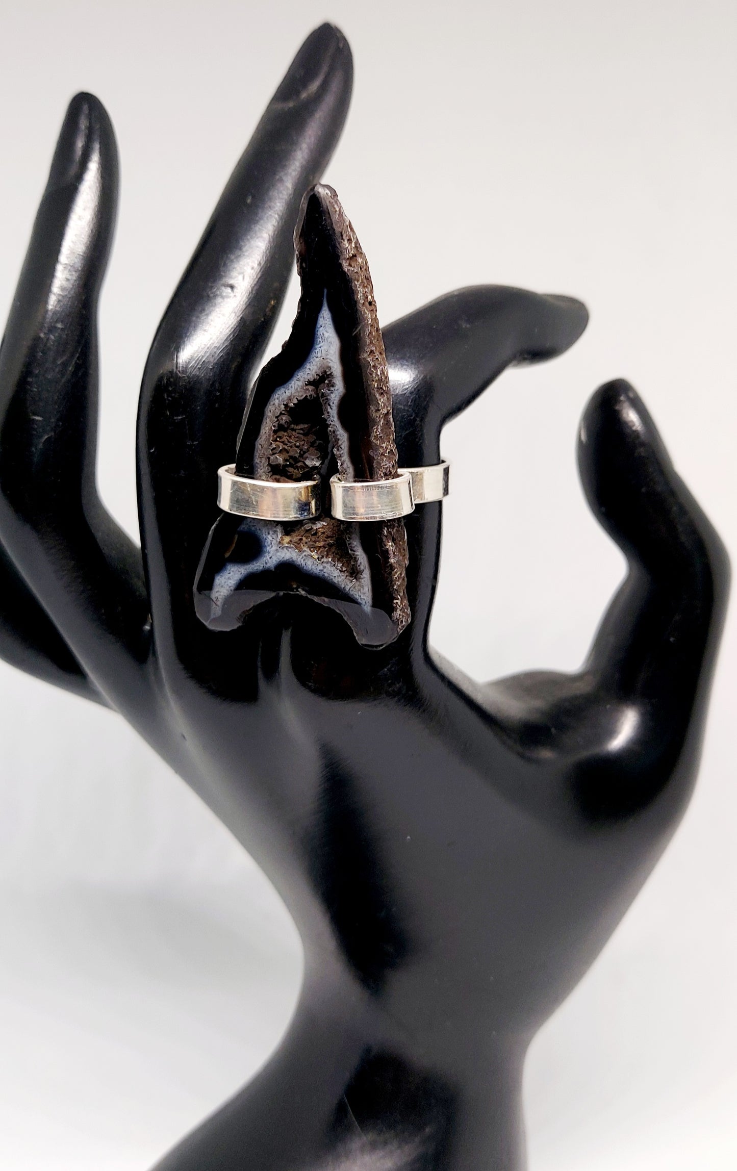 Moonshadow Druzy Quartz Ring