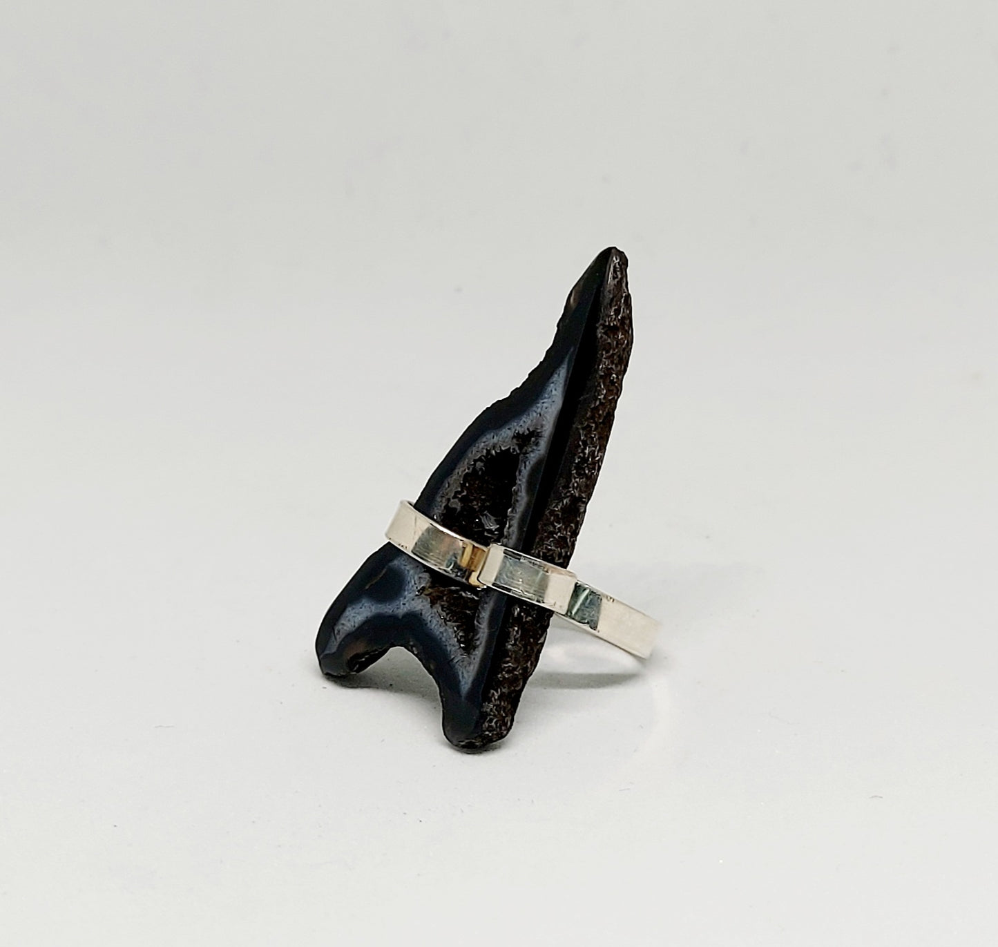 Moonshadow Druzy Quartz Ring