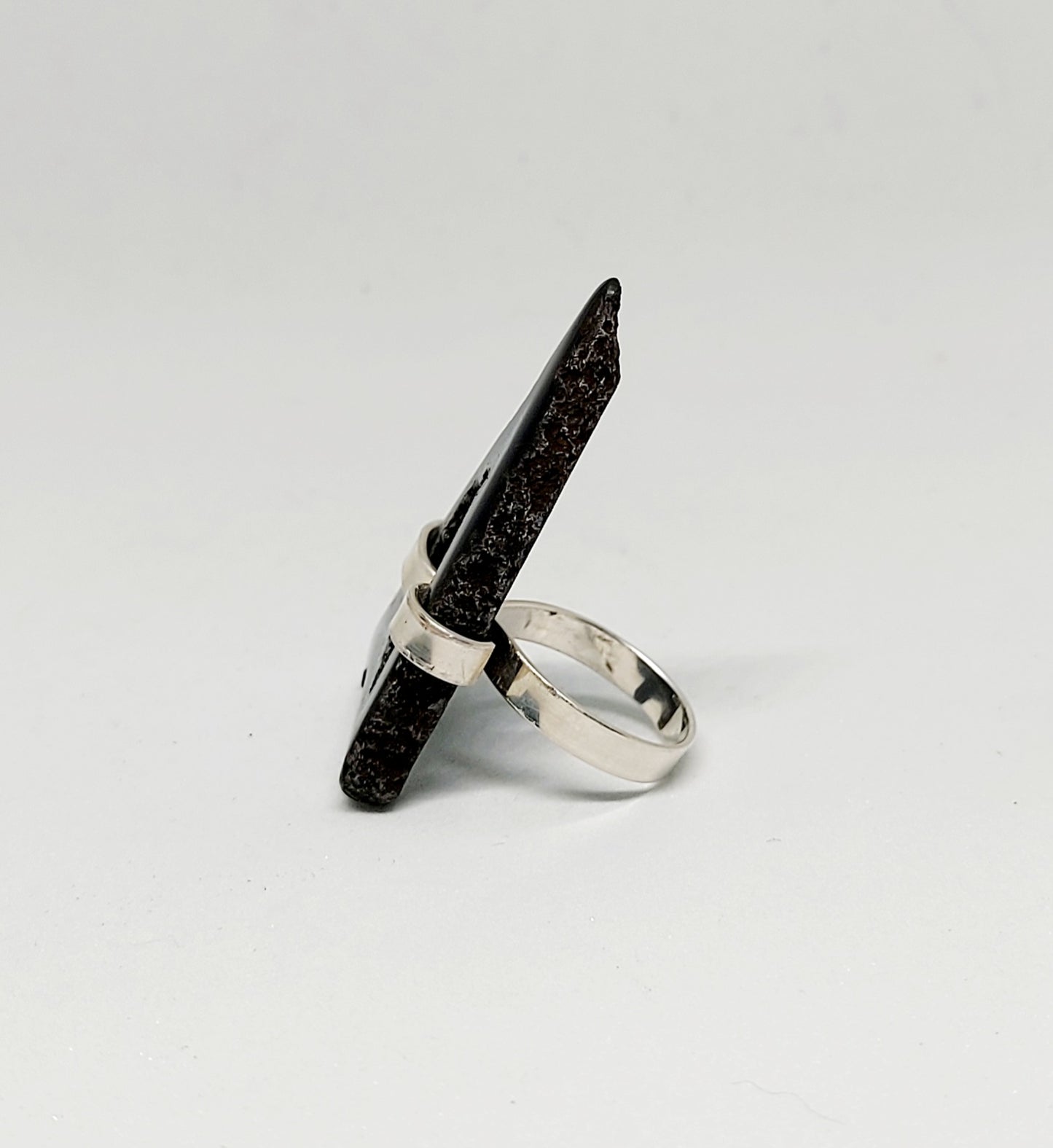 Moonshadow Druzy Quartz Ring