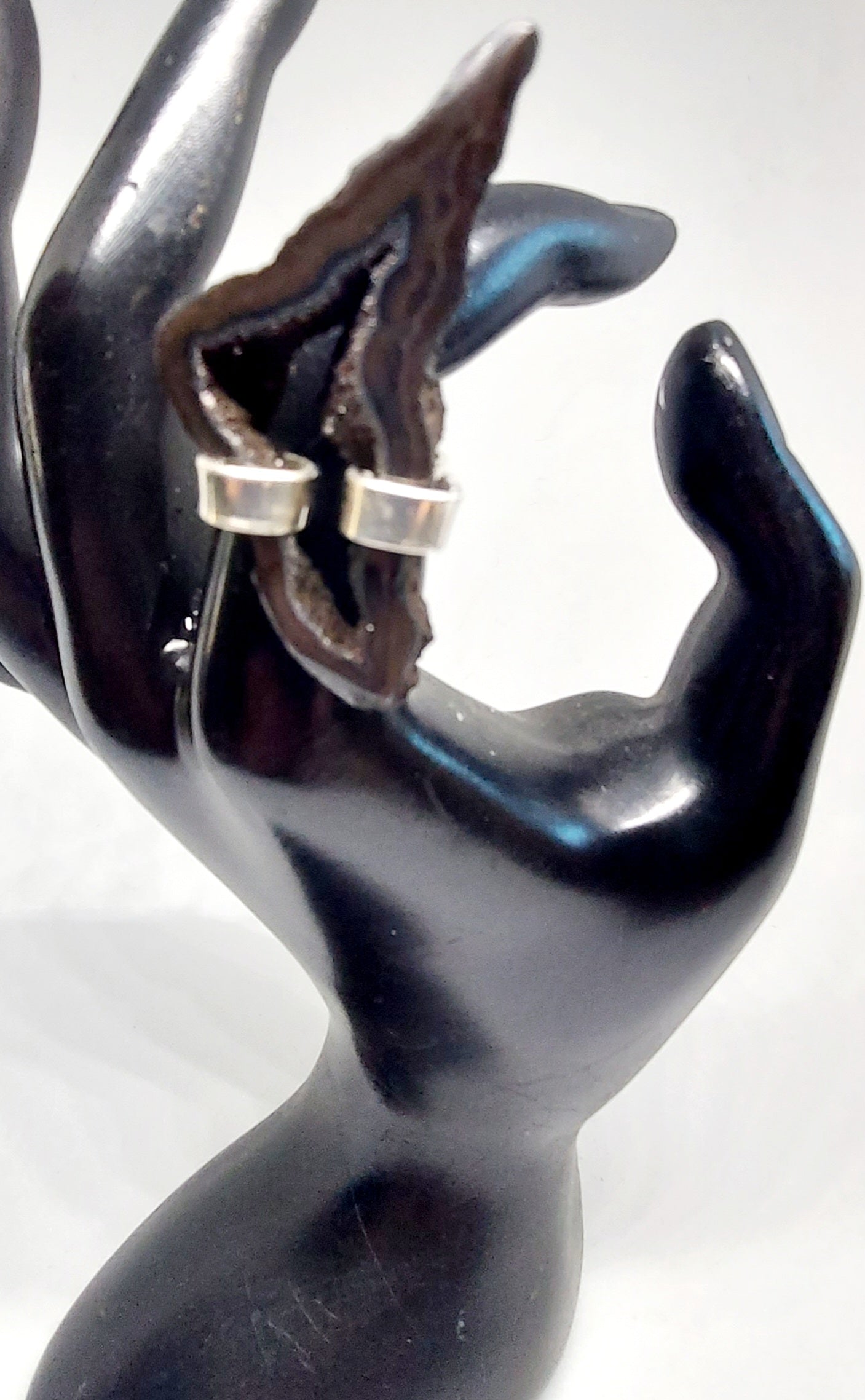 Oracle Shard Ring Druzy Quartz Ring