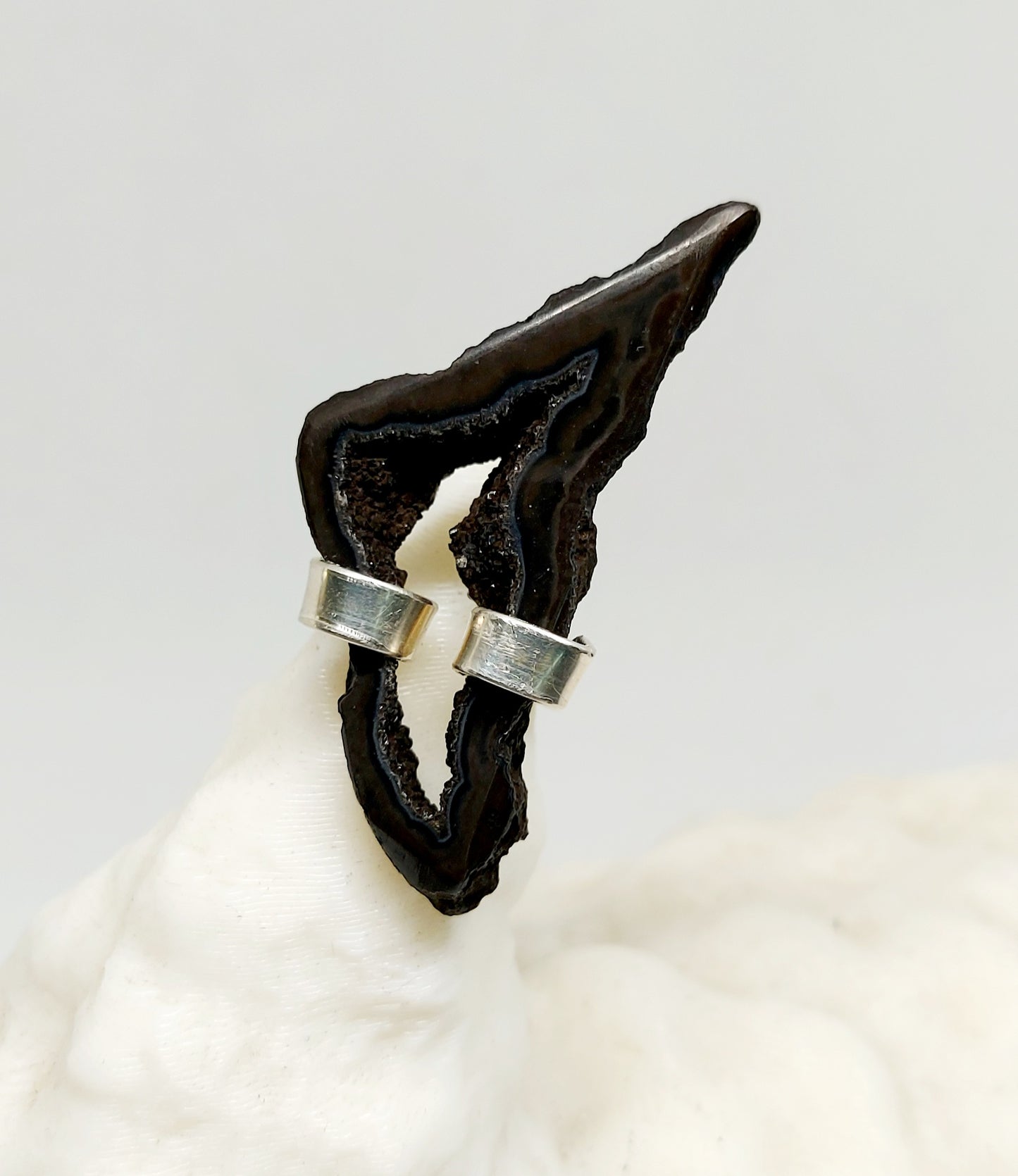 Oracle Shard Ring Druzy Quartz Ring