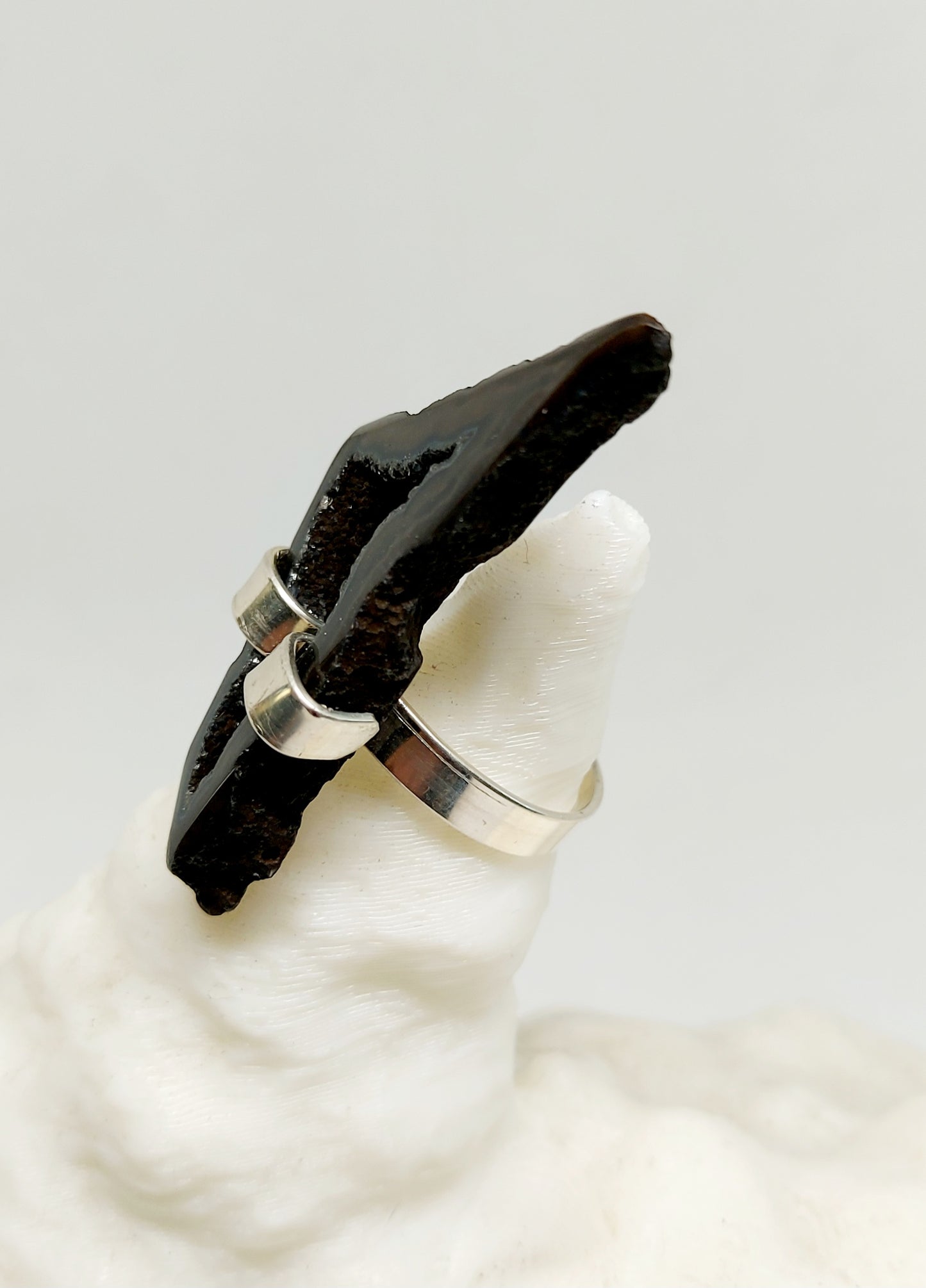 Oracle Shard Ring Druzy Quartz Ring