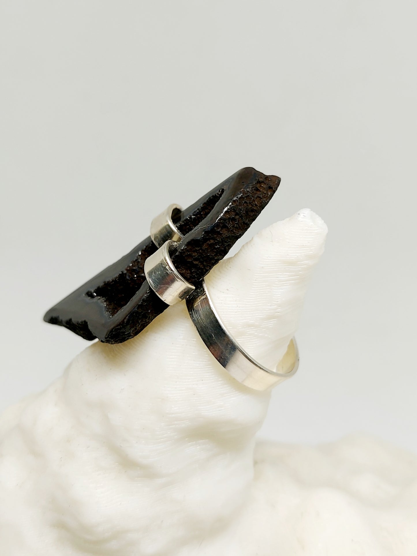 Oracle Shard Ring Druzy Quartz Ring