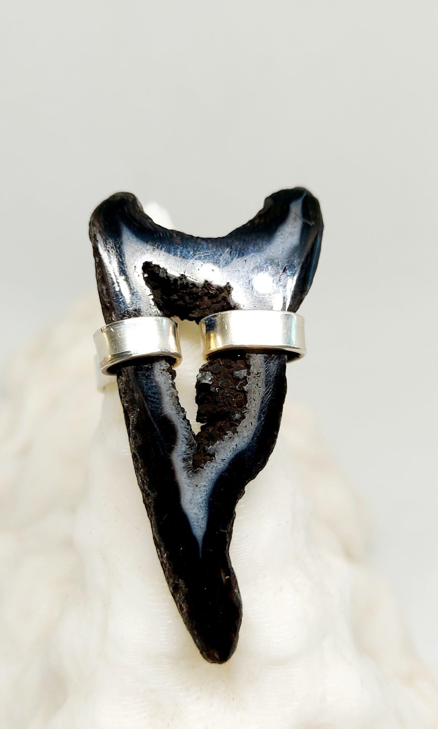 Moonshadow Druzy Quartz Ring
