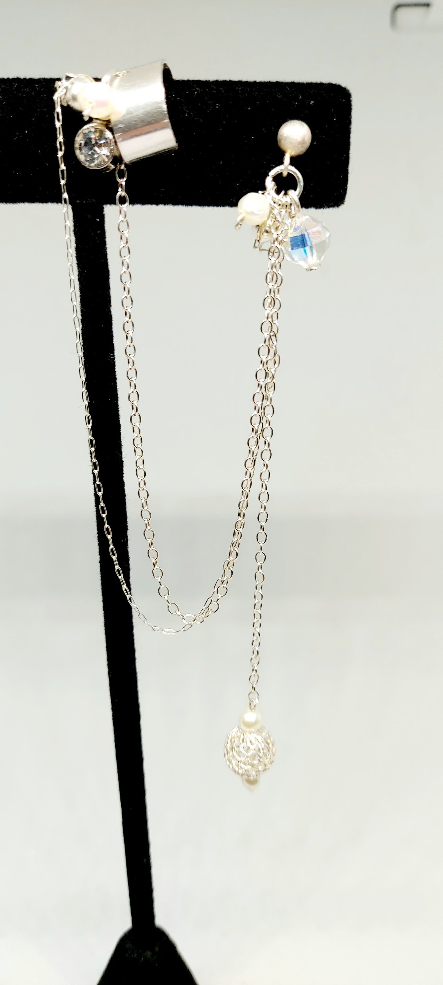 Celestial Whisper Ear Cuff and Earring Duo