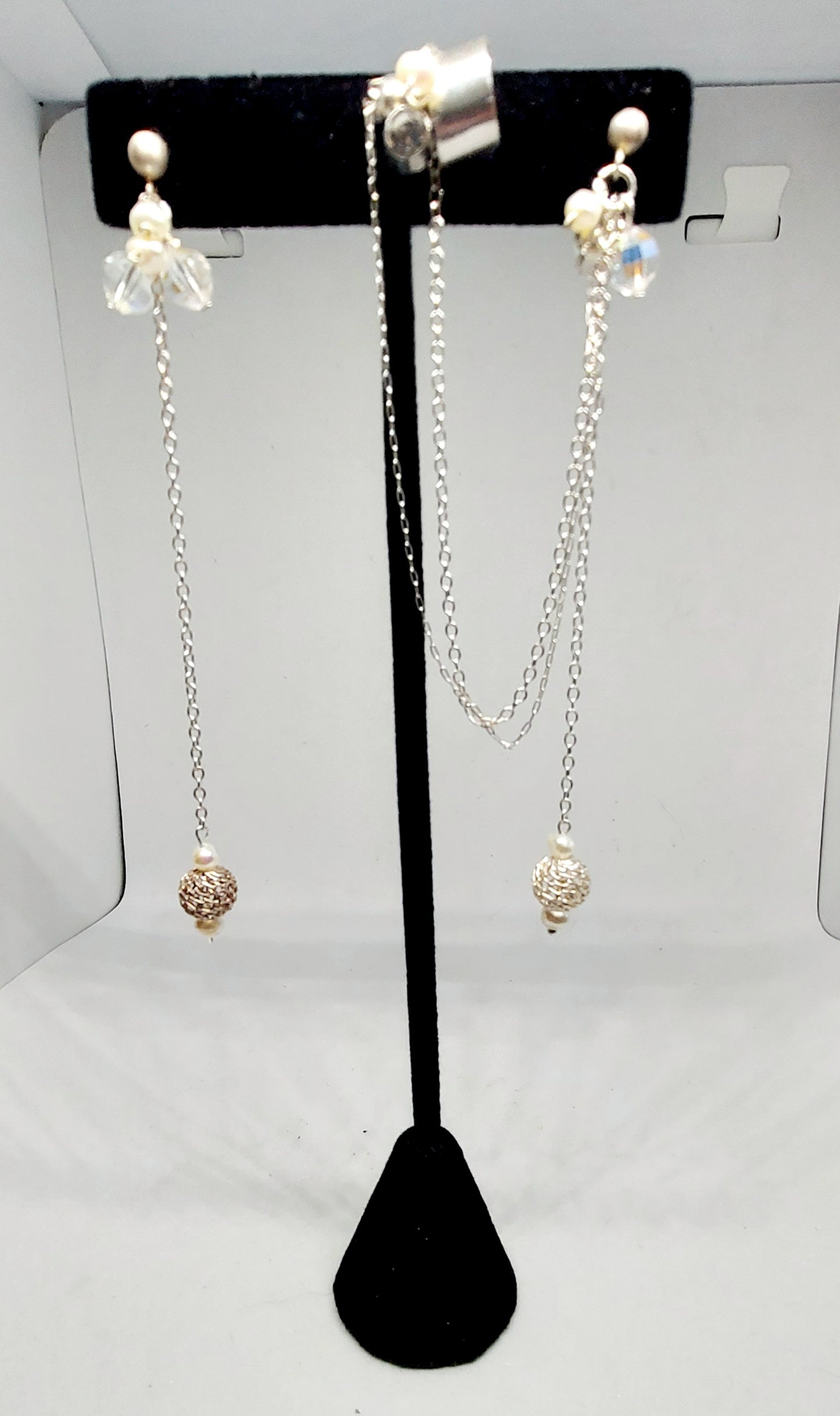 Celestial Whisper Ear Cuff and Earring Duo