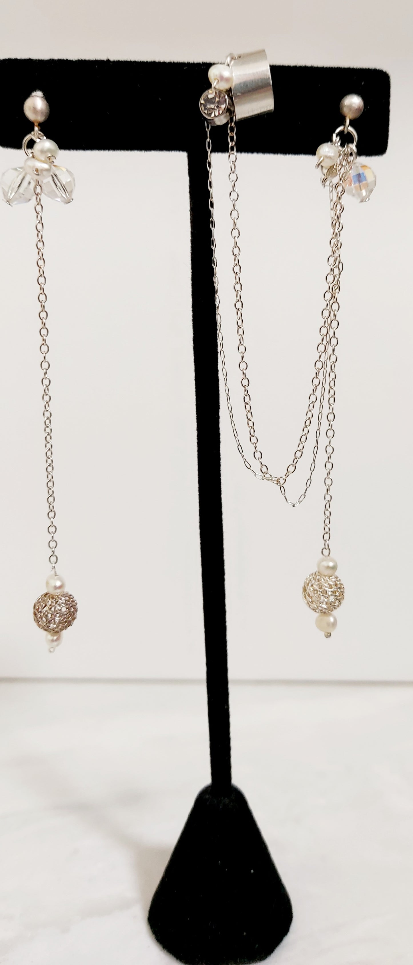 Celestial Whisper Ear Cuff and Earring Duo