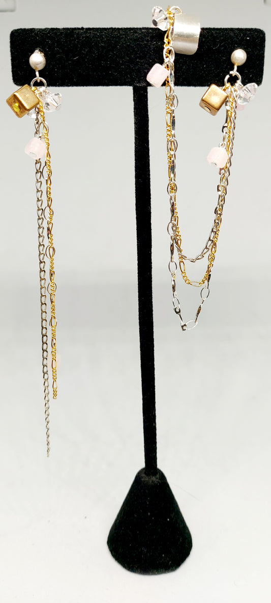 Enchanted Drip Ear Cuff and Earring Duo