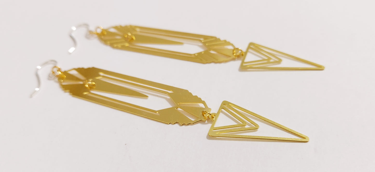 Deco Dagger Earrings