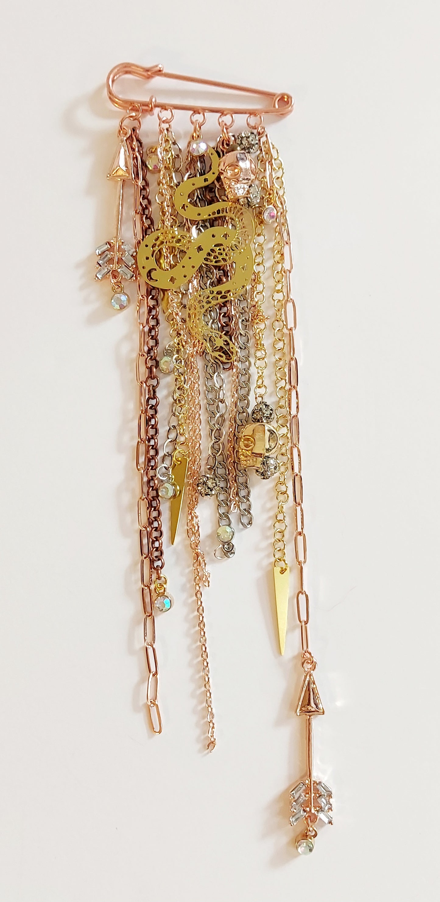 The Serpent's Whisper Lapel Pin