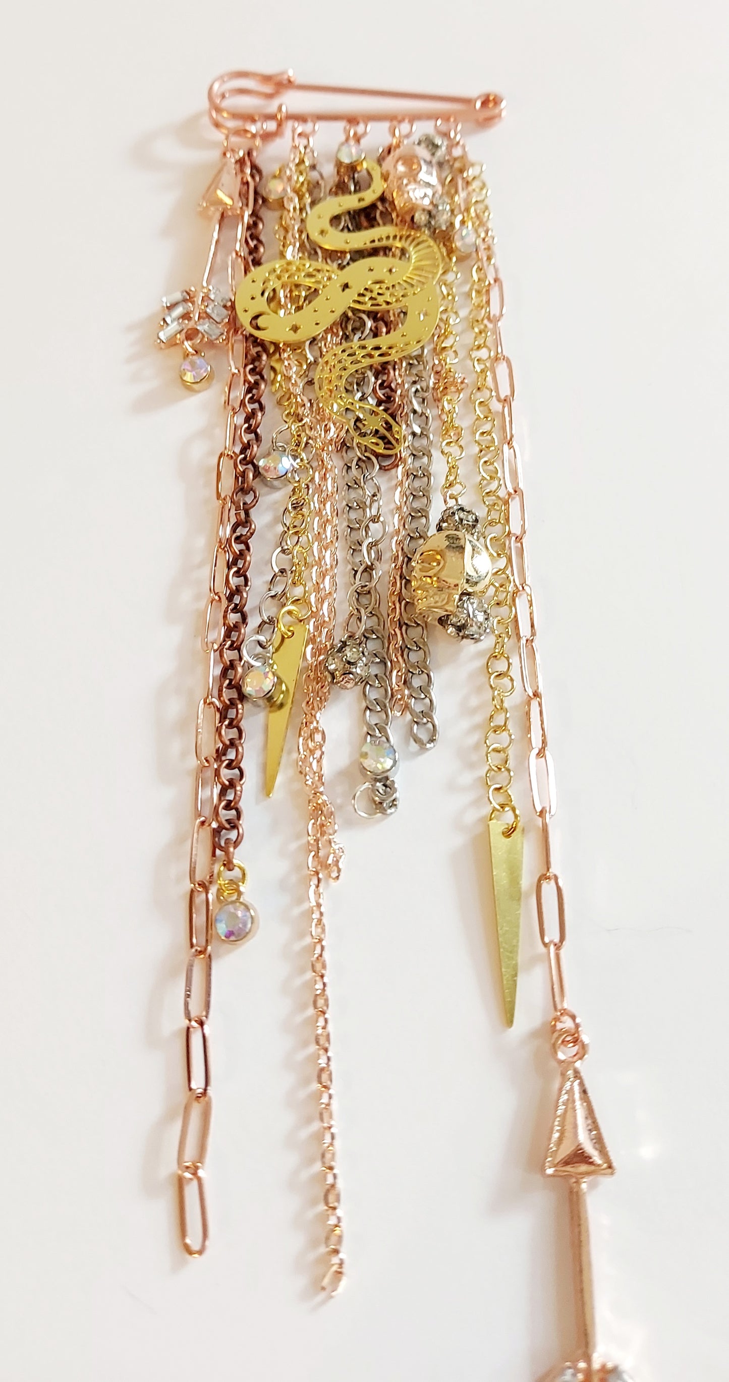 The Serpent's Whisper Lapel Pin