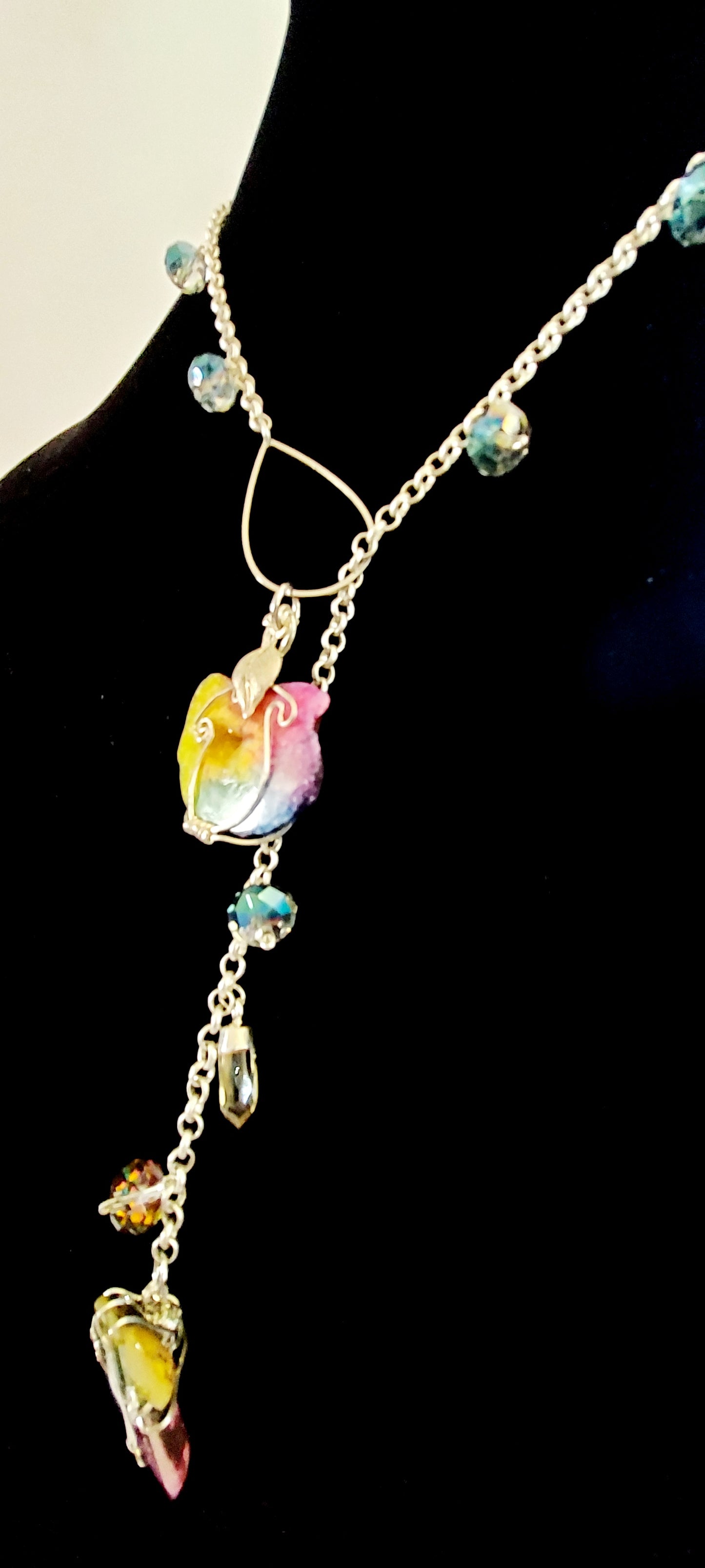 Aurora Drifter Lariat Necklace