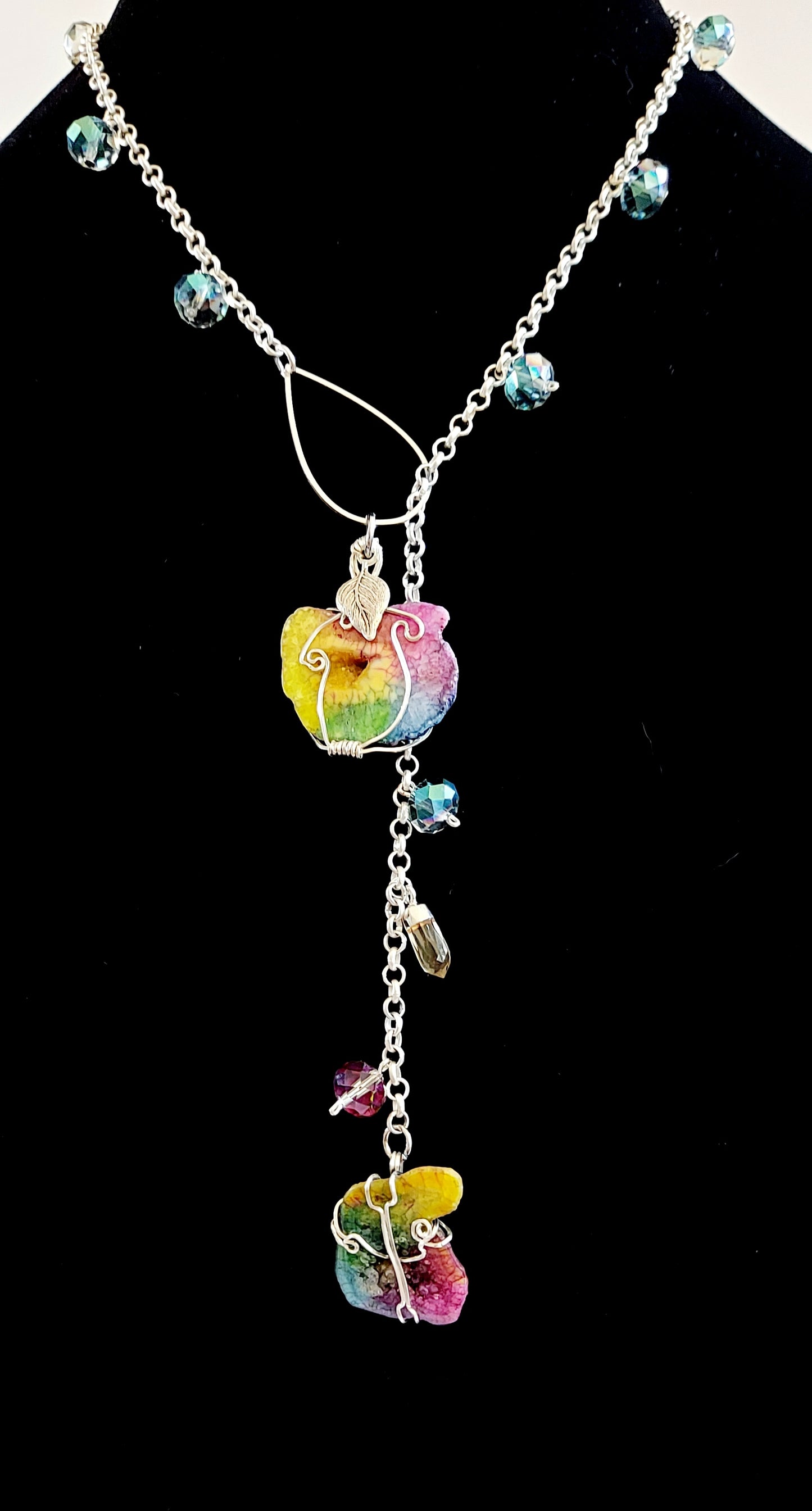 Aurora Drifter Lariat Necklace