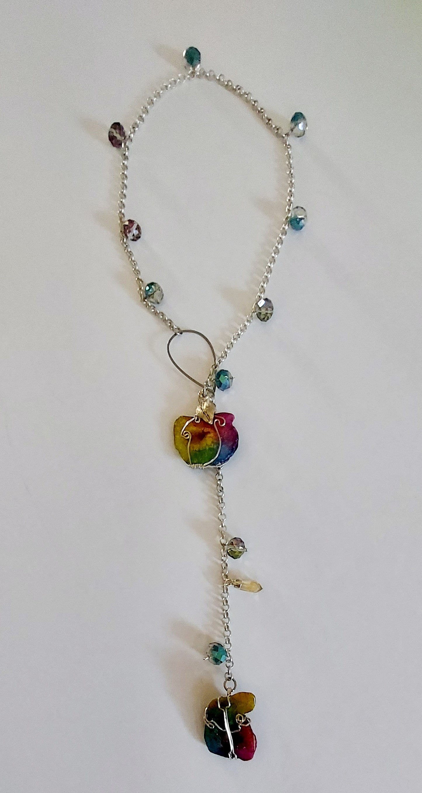 Aurora Drifter Lariat Necklace