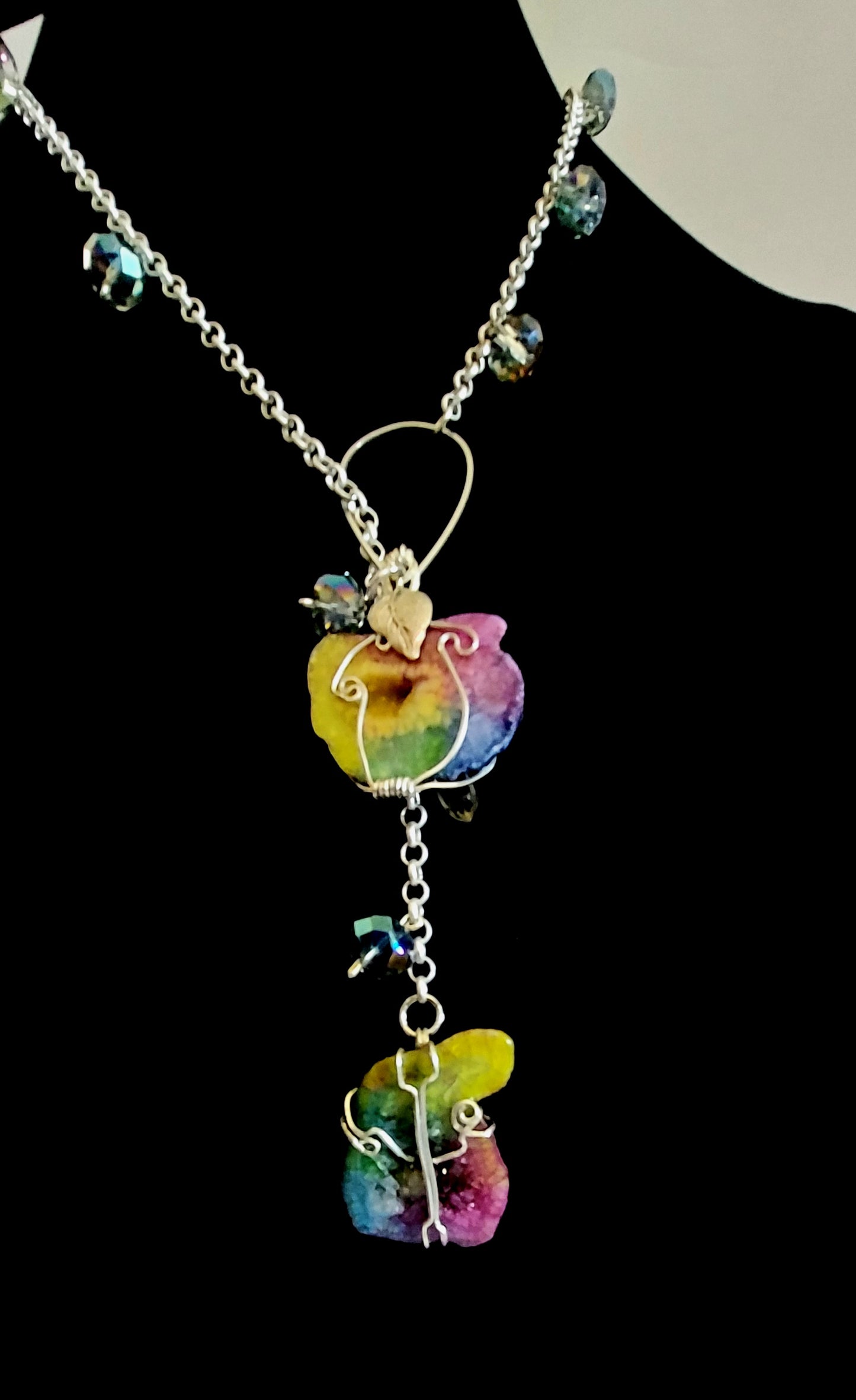 Aurora Drifter Lariat Necklace