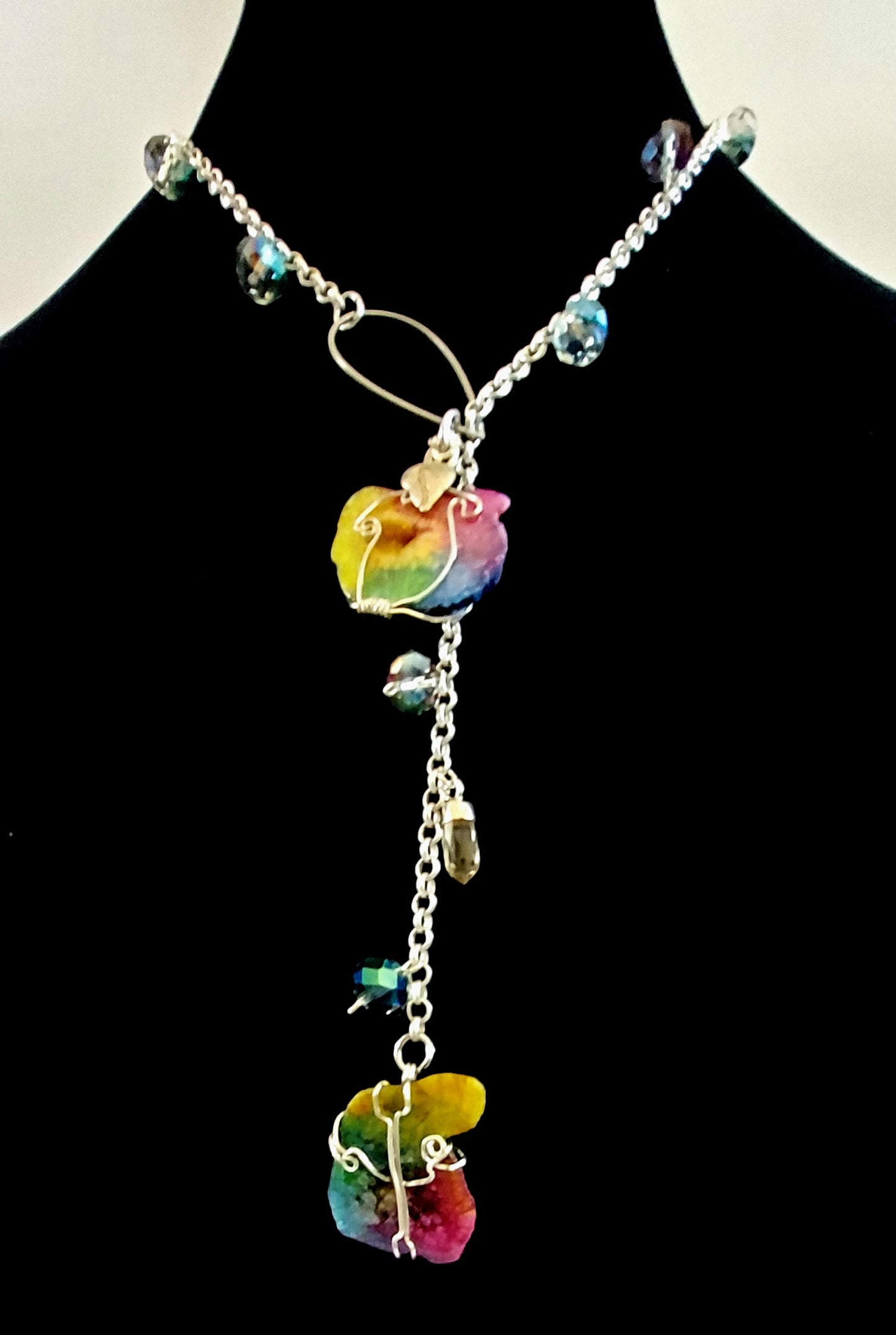 Aurora Drifter Lariat Necklace