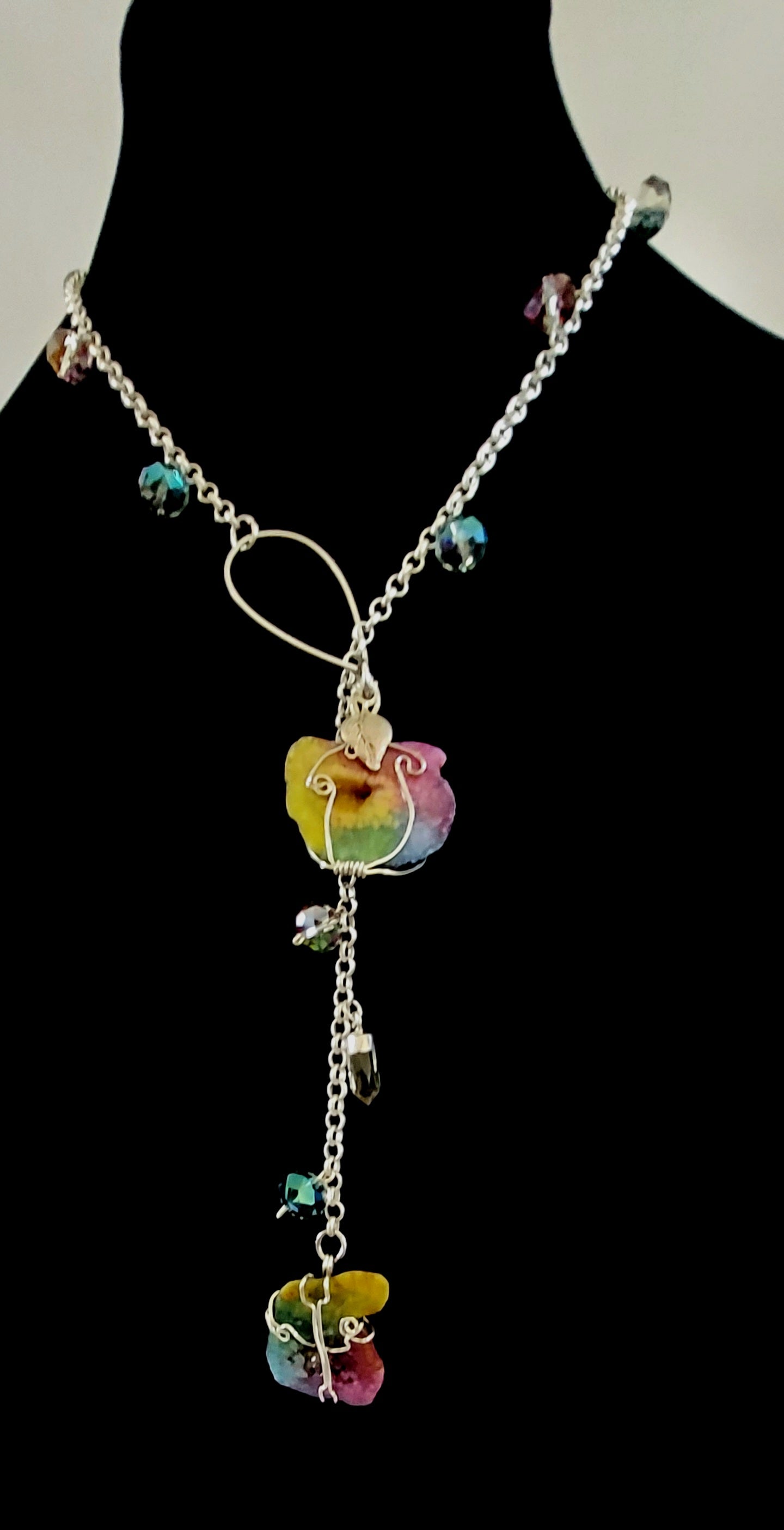 Aurora Drifter Lariat Necklace