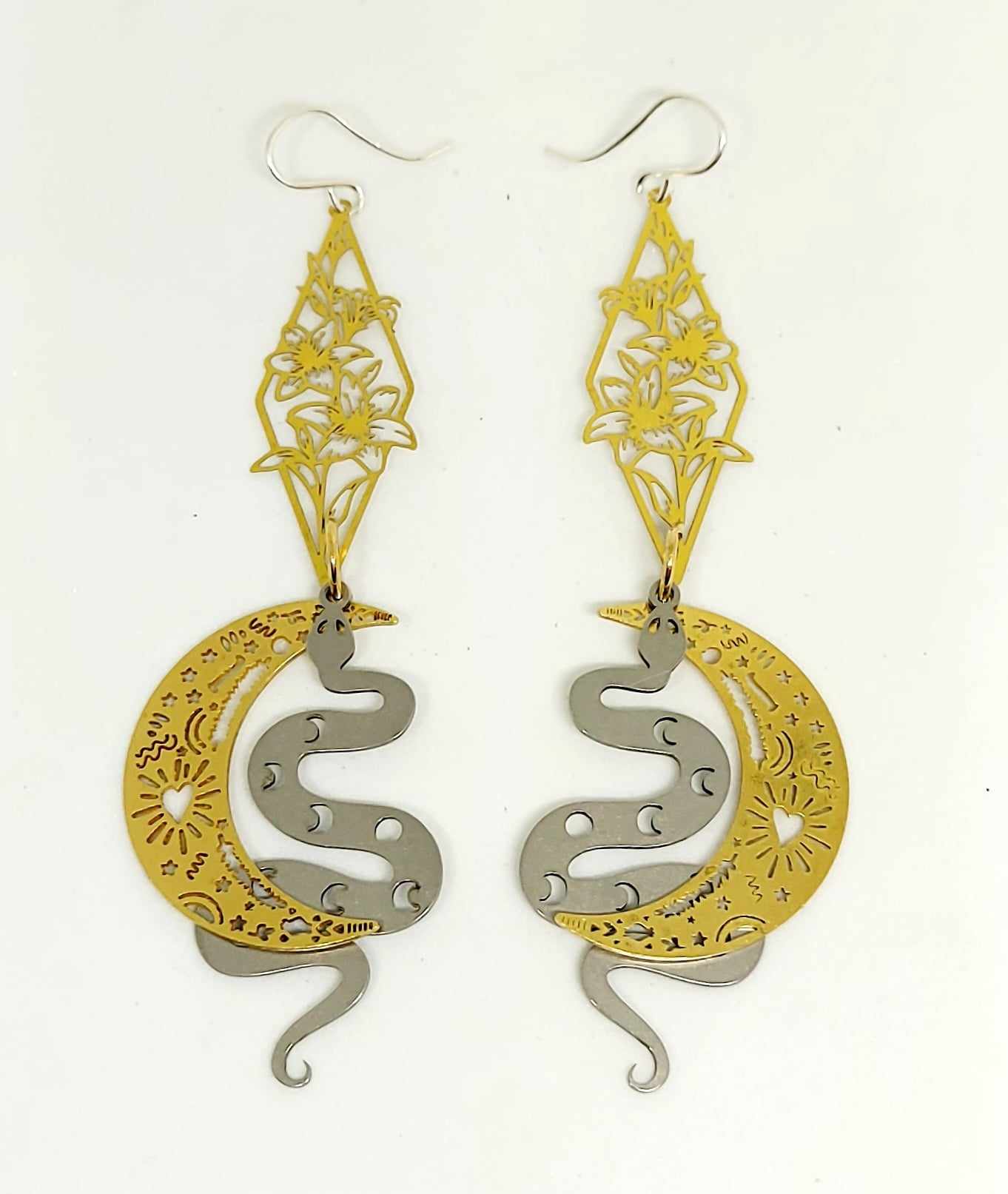 Serpent Moon Earrings