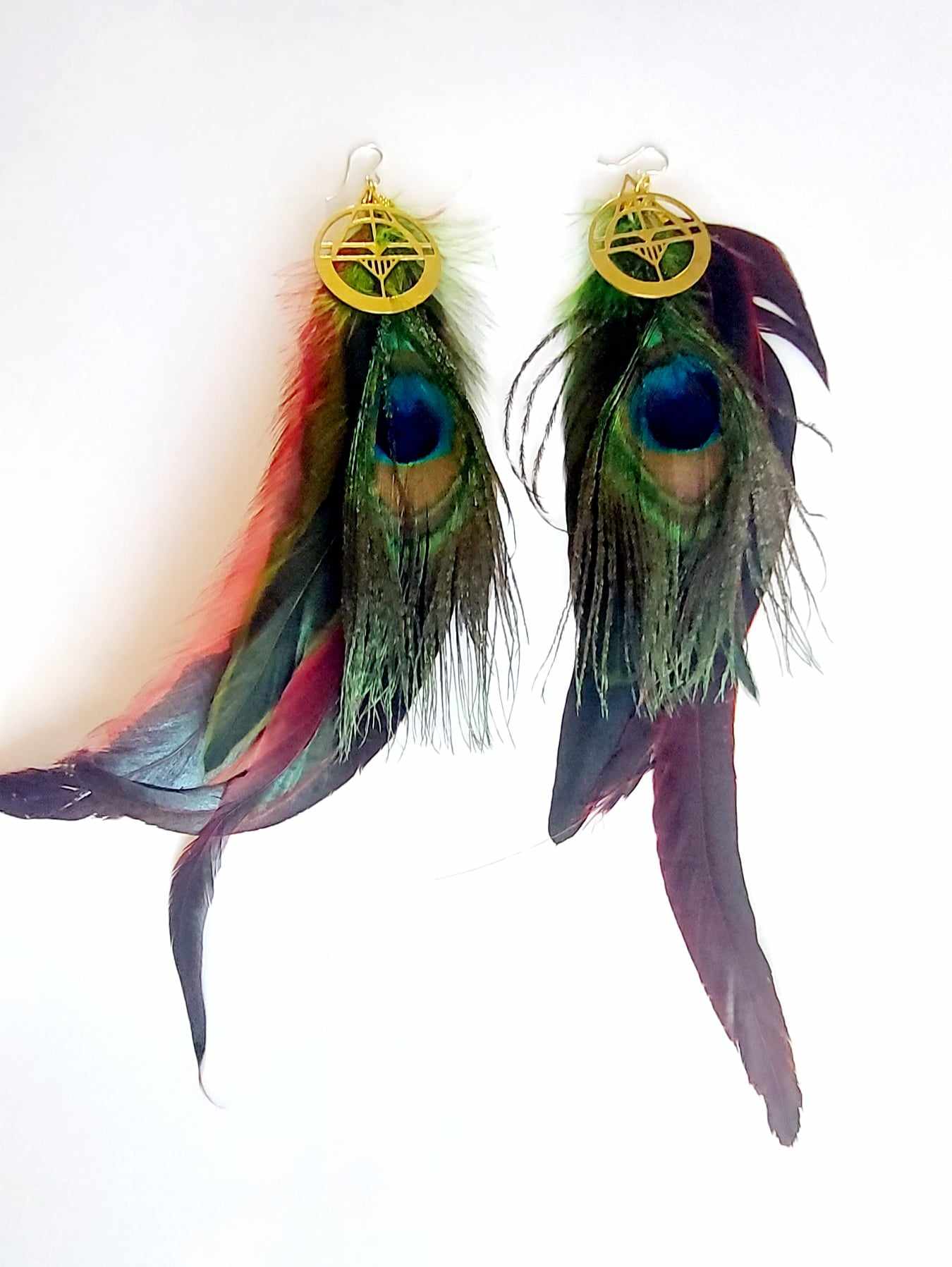 Peacock Rising Earrings