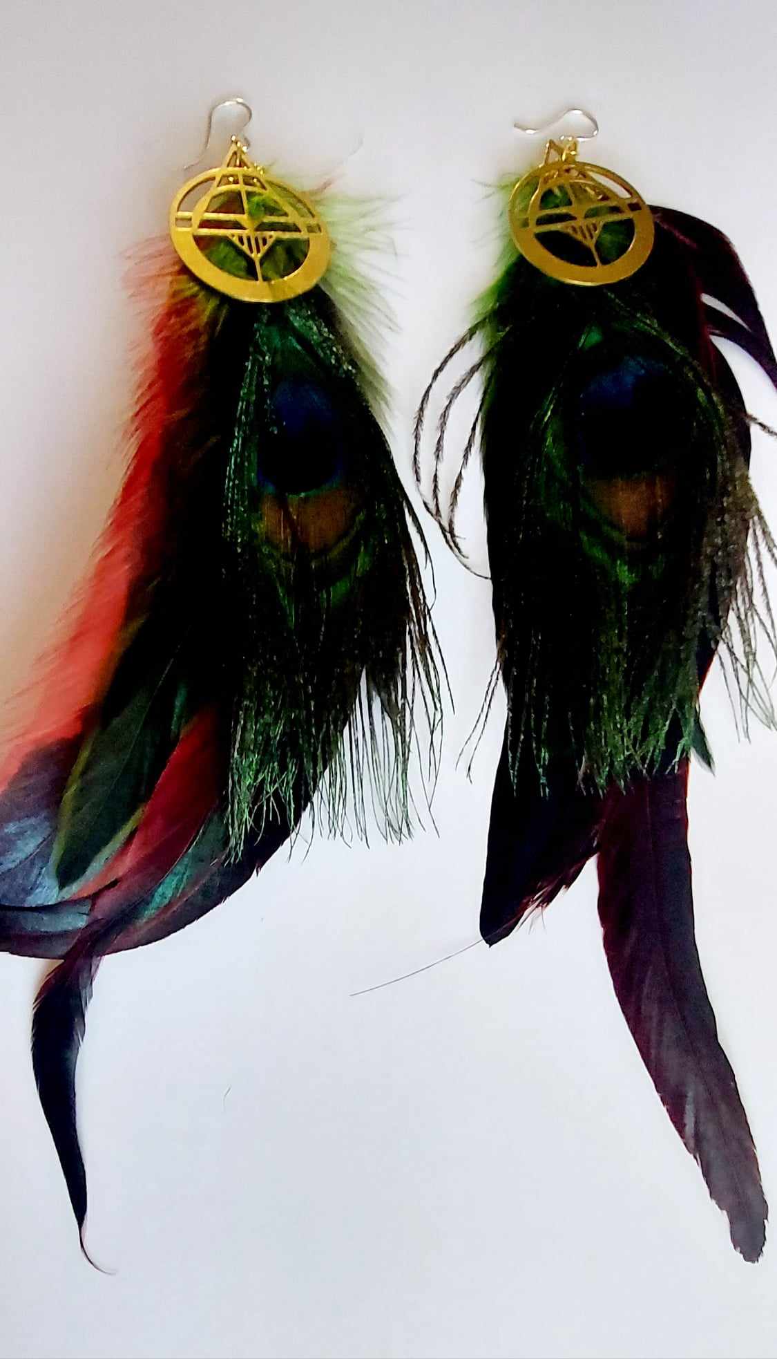 Peacock Rising Earrings