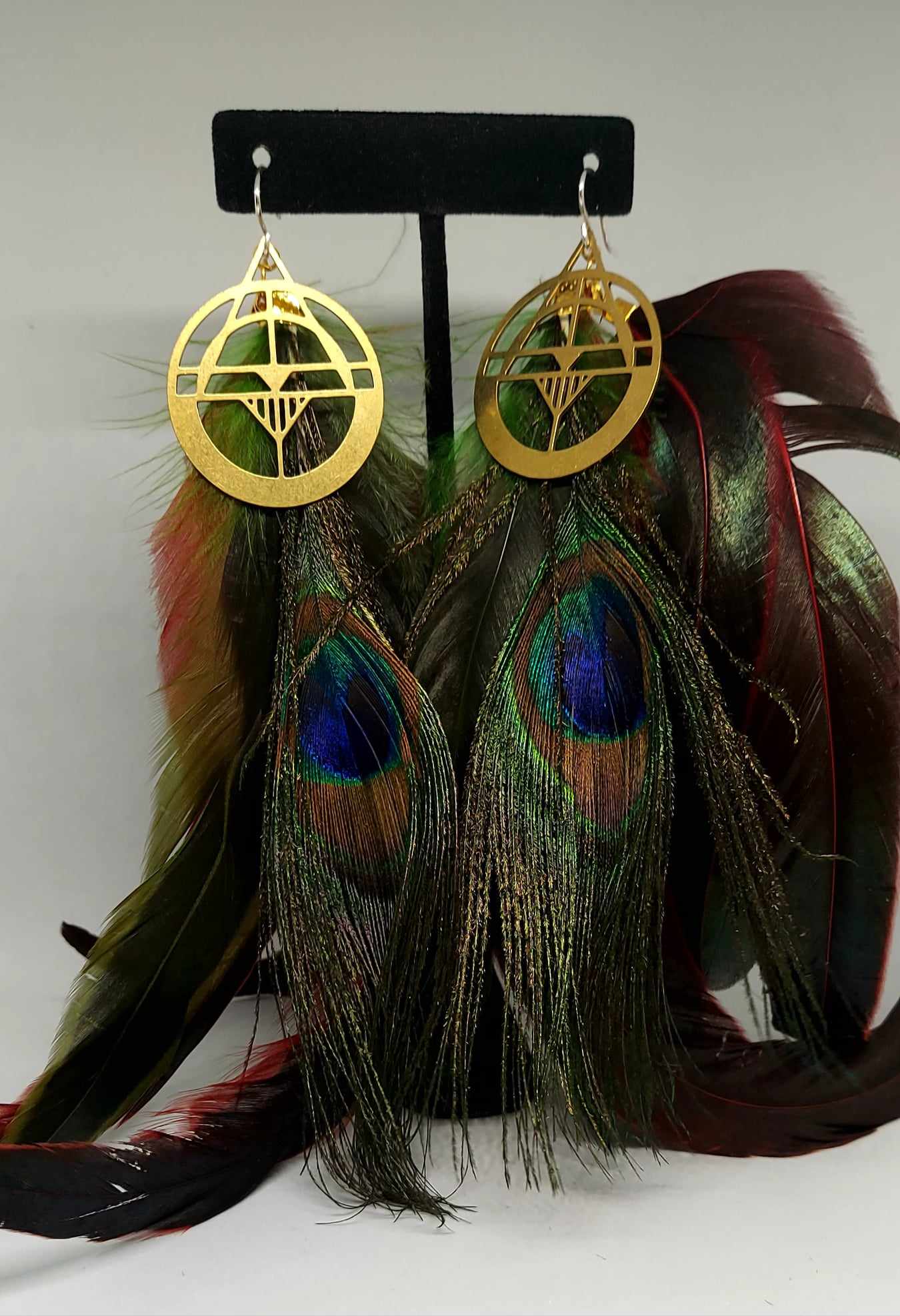 Peacock Rising Earrings