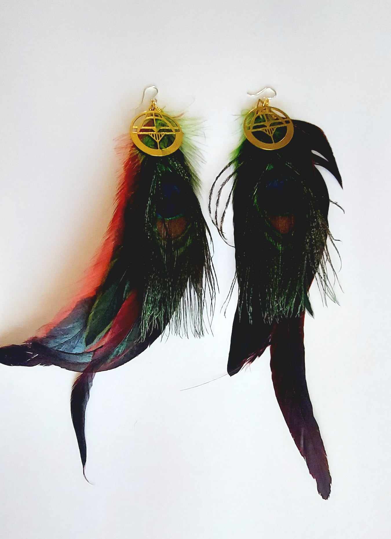 Peacock Rising Earrings