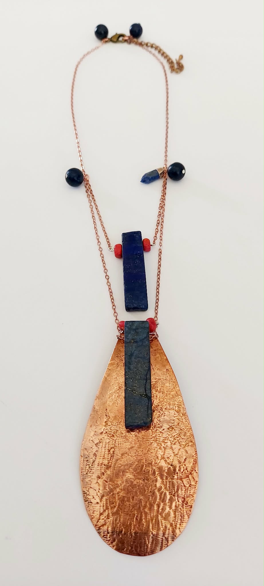 Copper and Lapis Dream Necklace