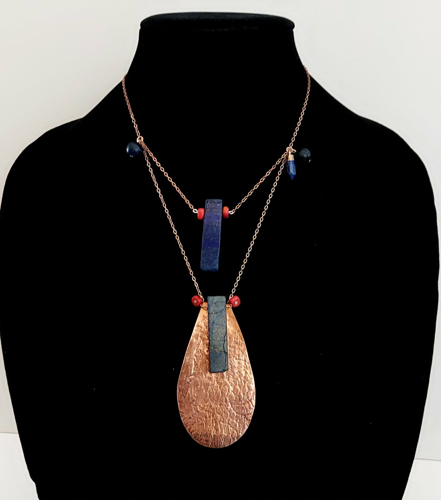 Copper and Lapis Dream Necklace