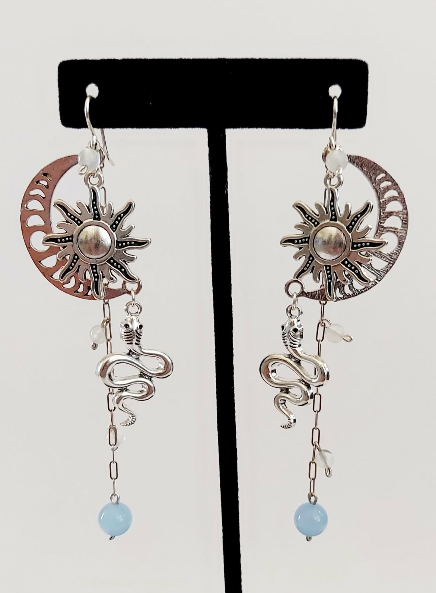 Serpent of the Celestial Tide Earrings