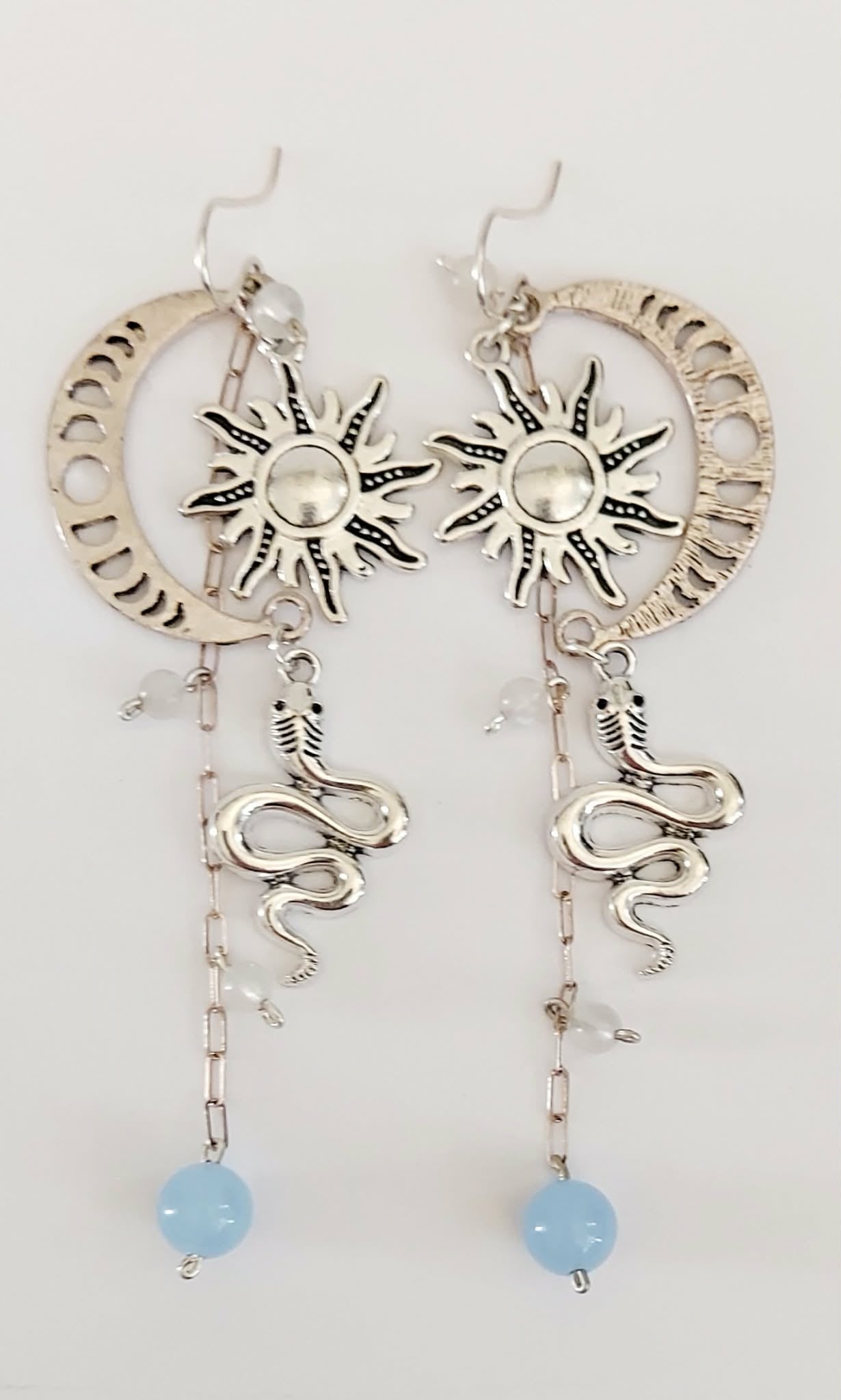 Serpent of the Celestial Tide Earrings