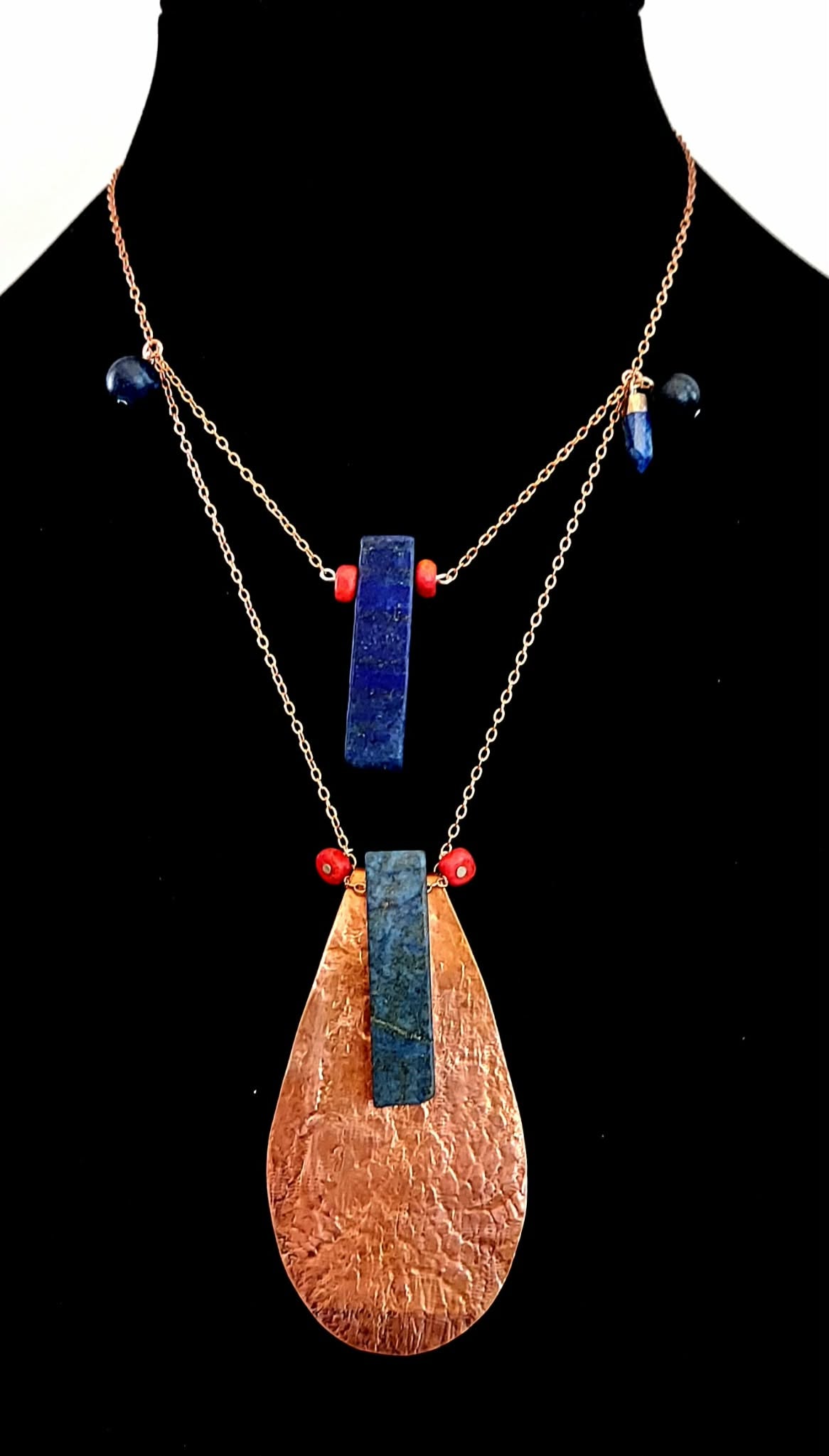 Copper and Lapis Dream Necklace