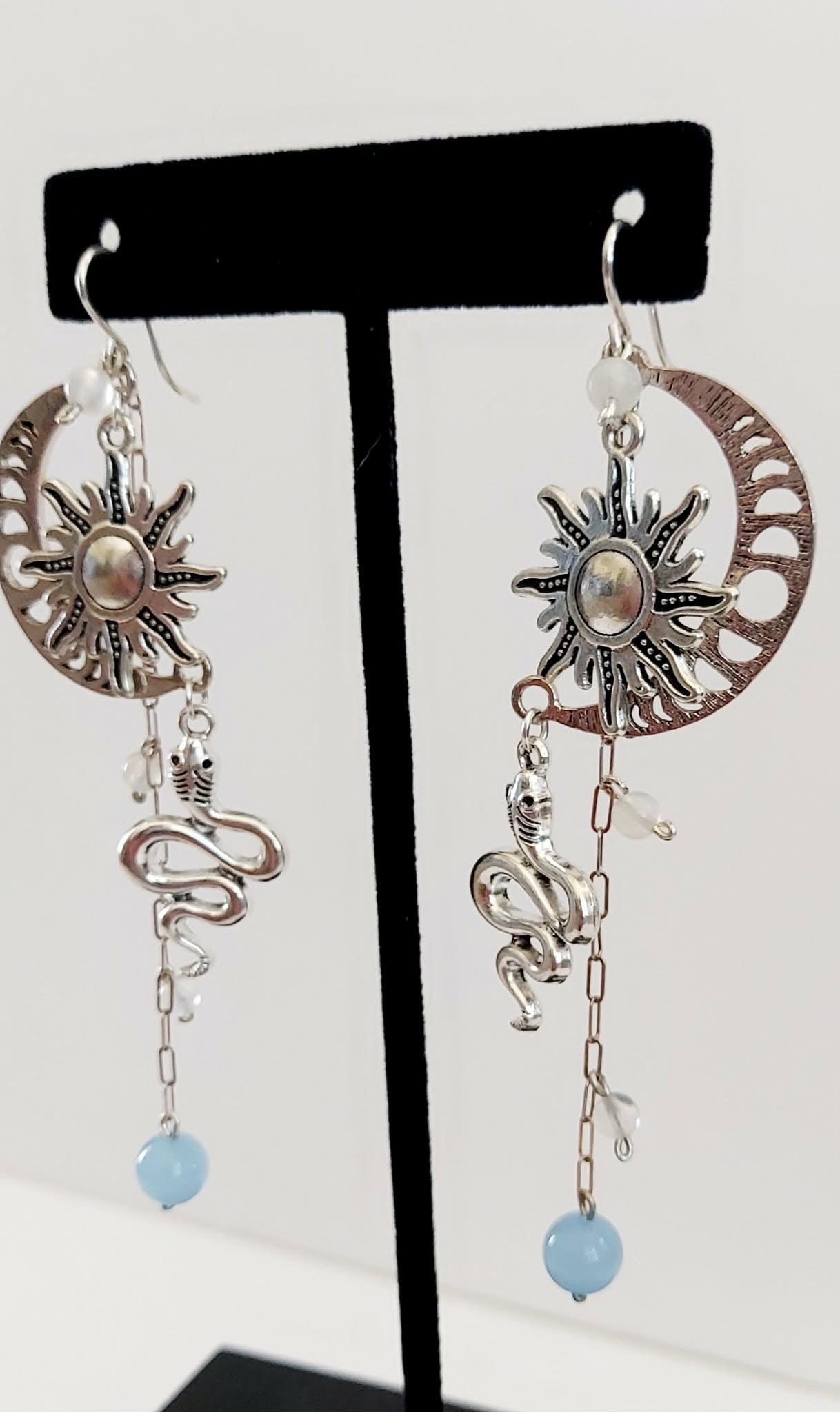 Serpent of the Celestial Tide Earrings