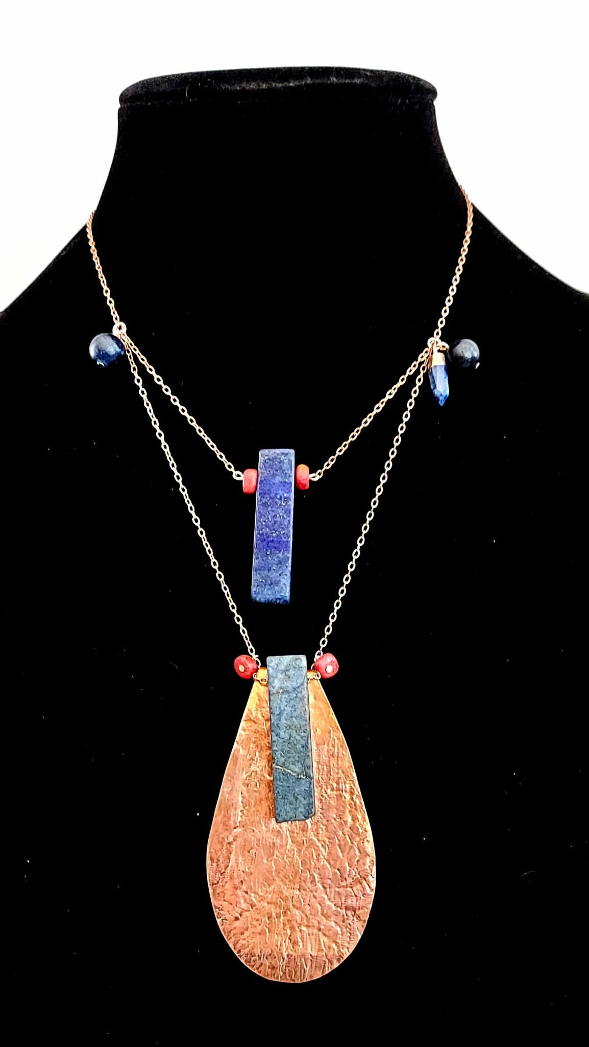 Copper and Lapis Dream Necklace