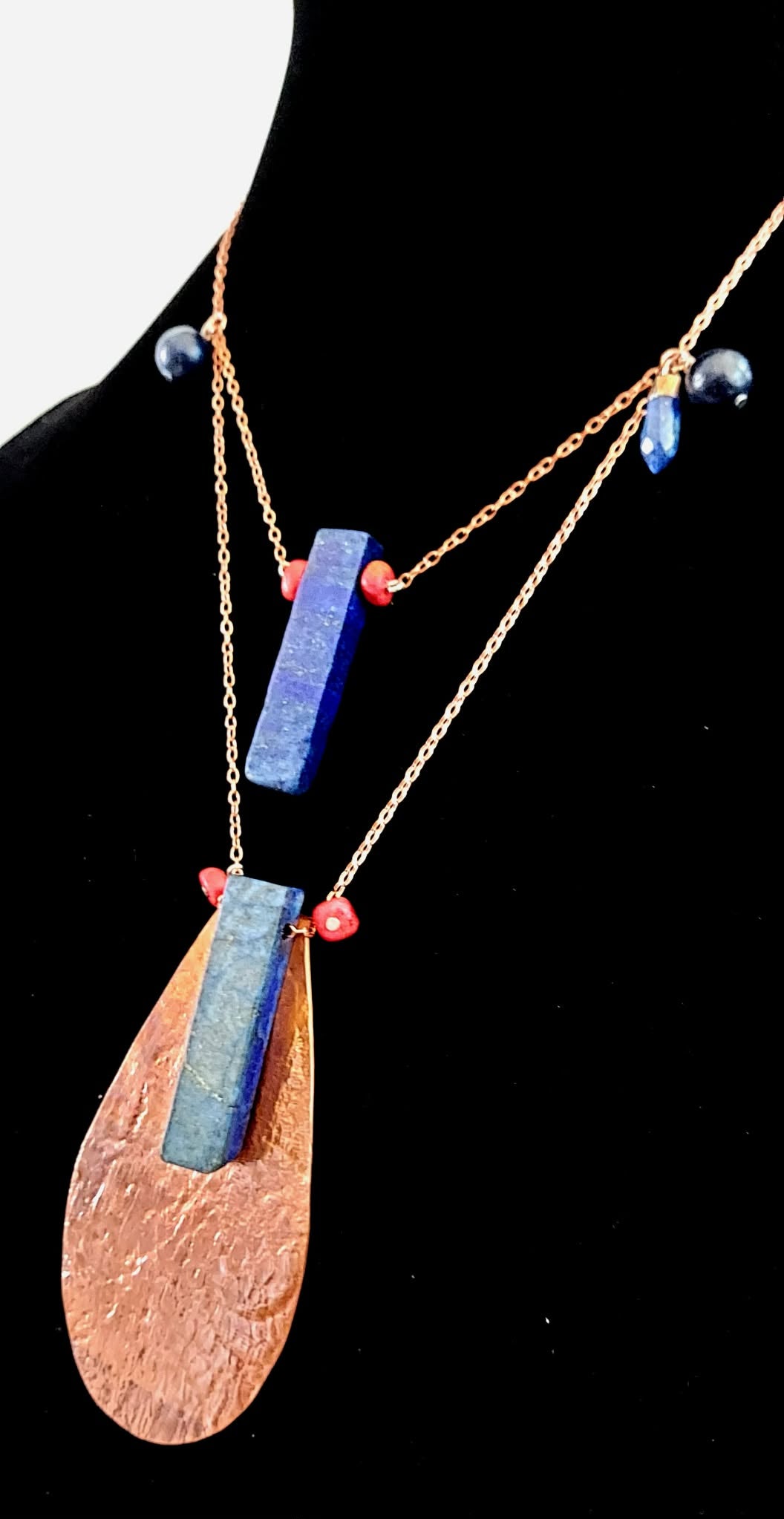 Copper and Lapis Dream Necklace