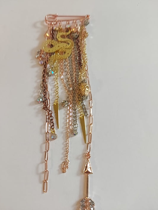 The Serpent's Whisper Lapel Pin
