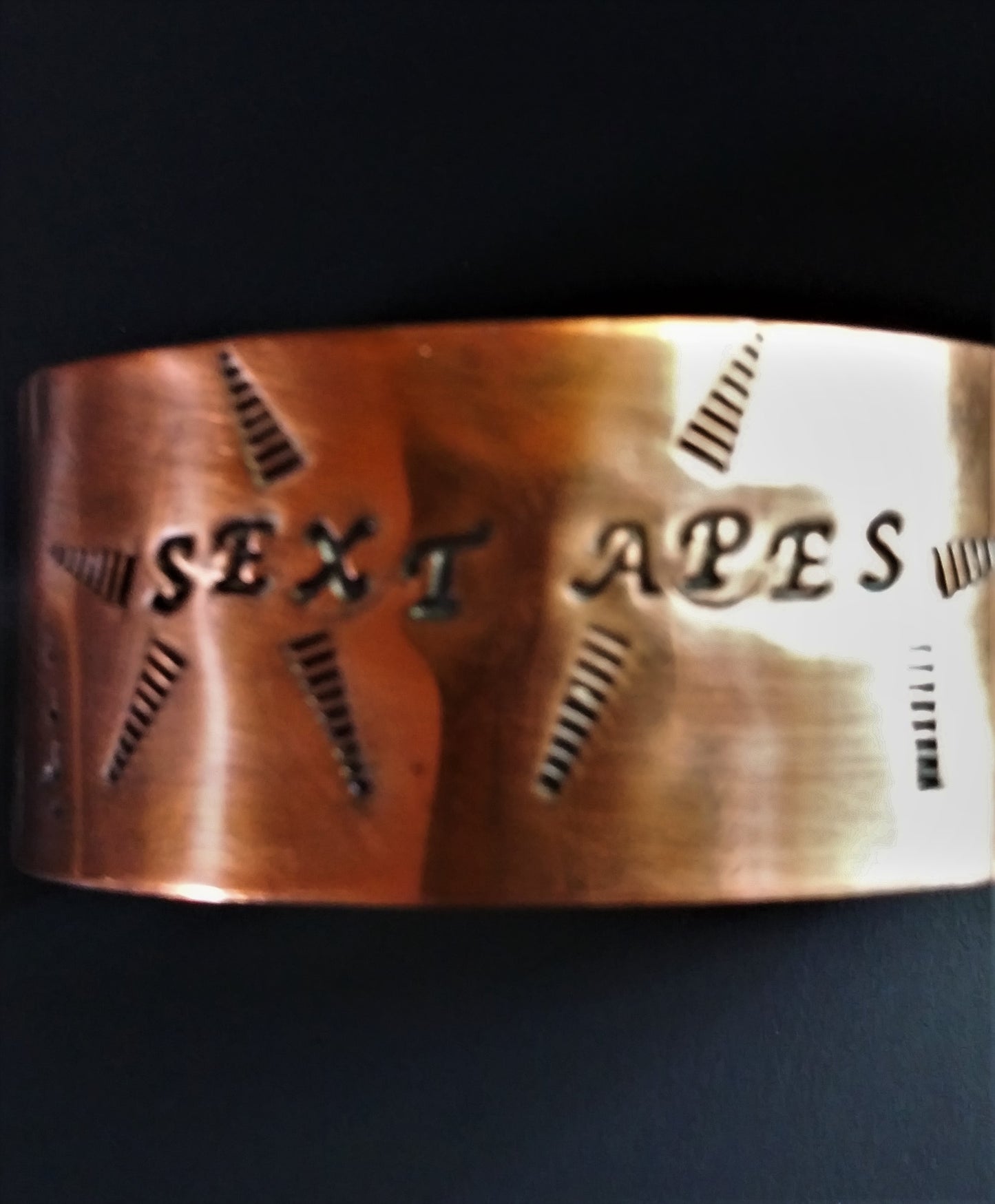 "Sext Apes" Copper Cuff