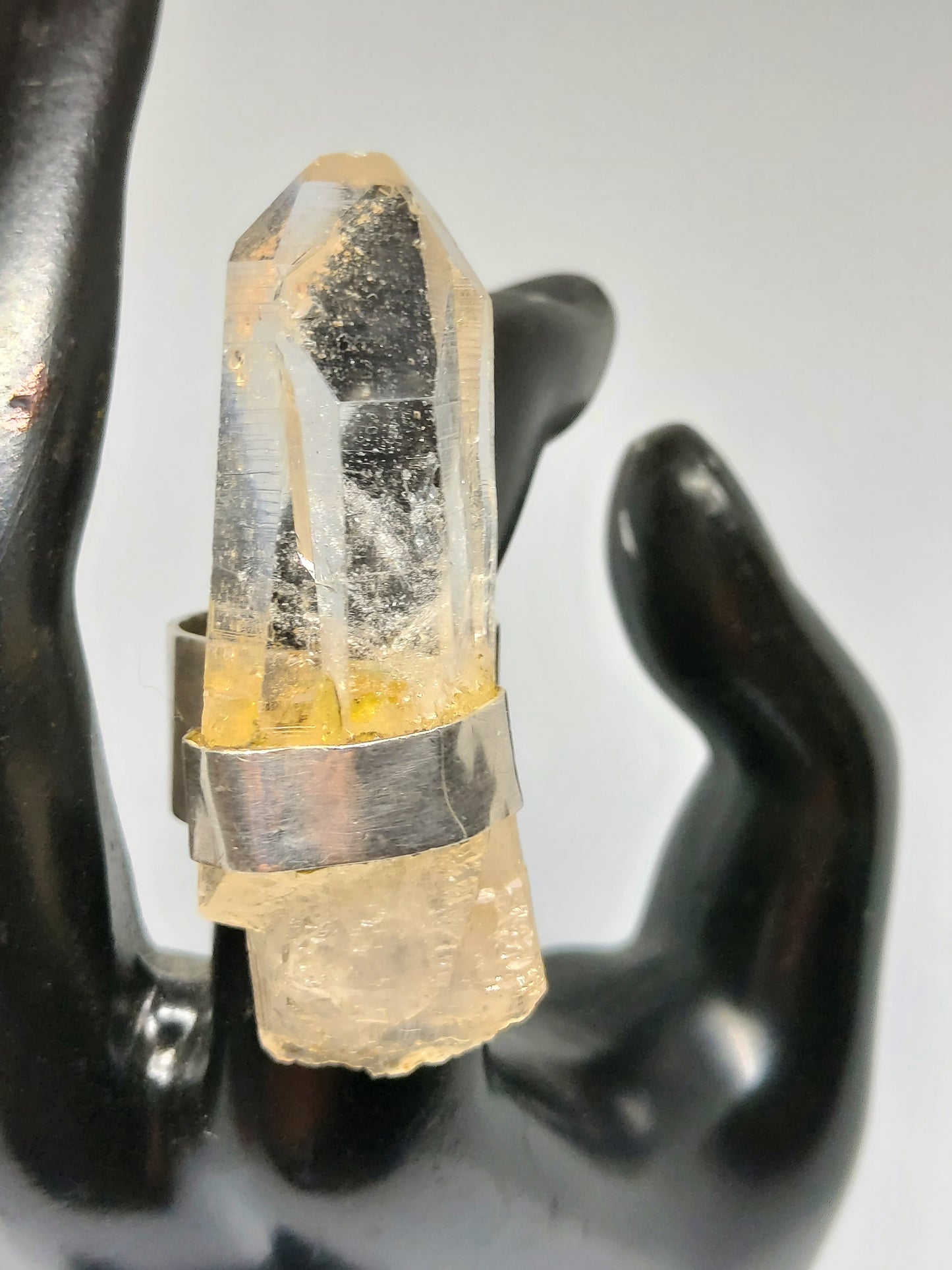 Crystal Quartz Energy Ring